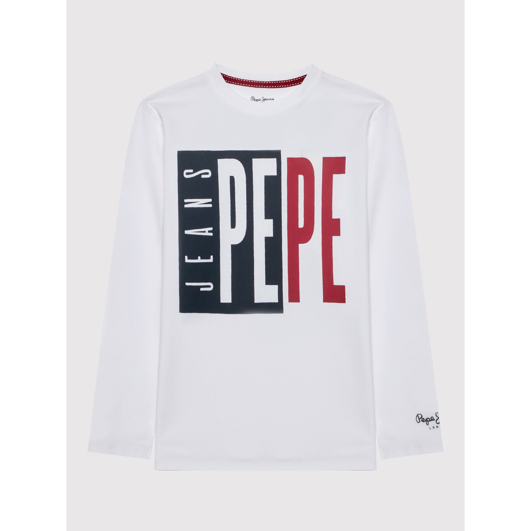 Pepe Jeans Блуза Aaron PB503177 Бял Regular Fit - Pepit.bg