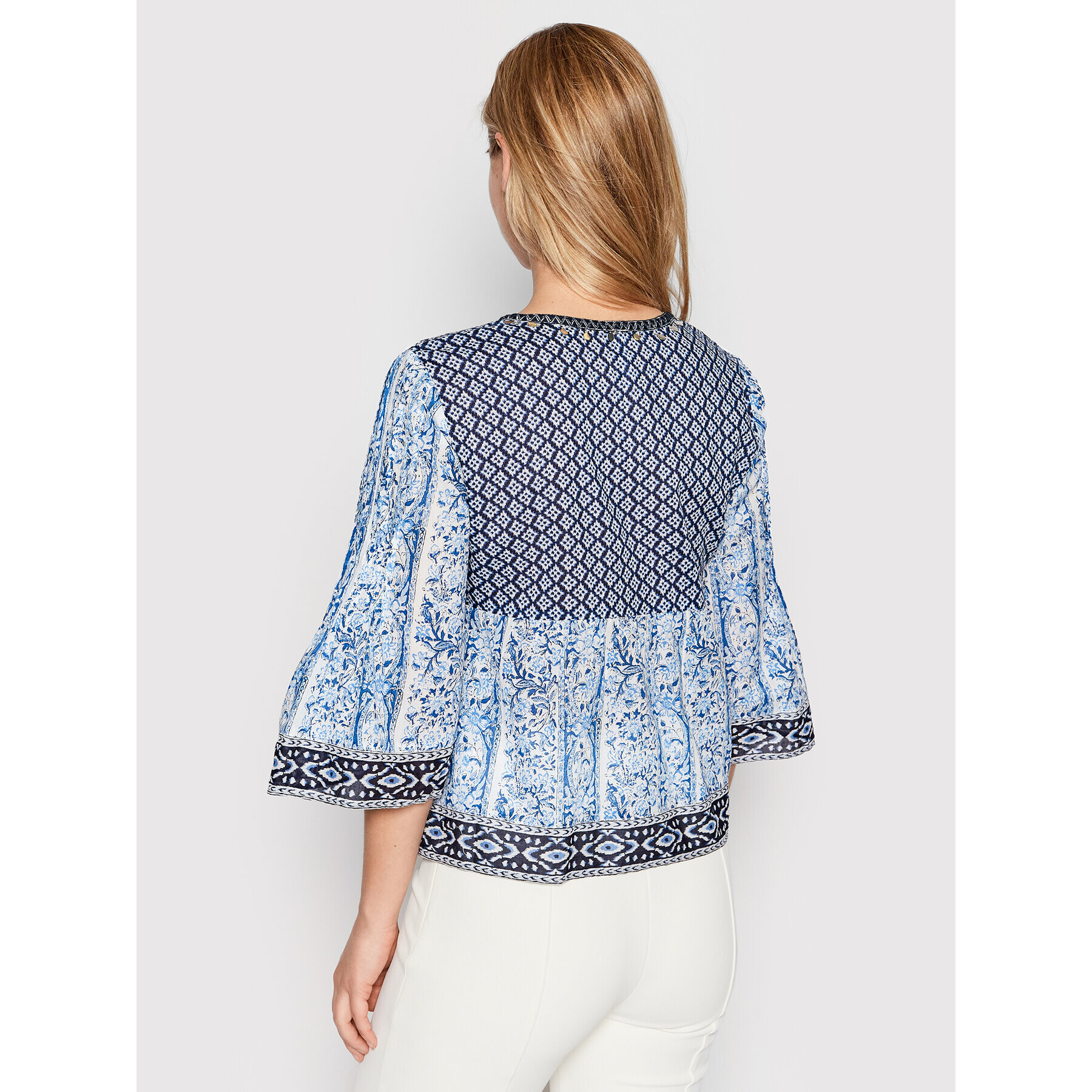 Pepe Jeans Блуза Mavis PL304239 Син Relaxed Fit - Pepit.bg