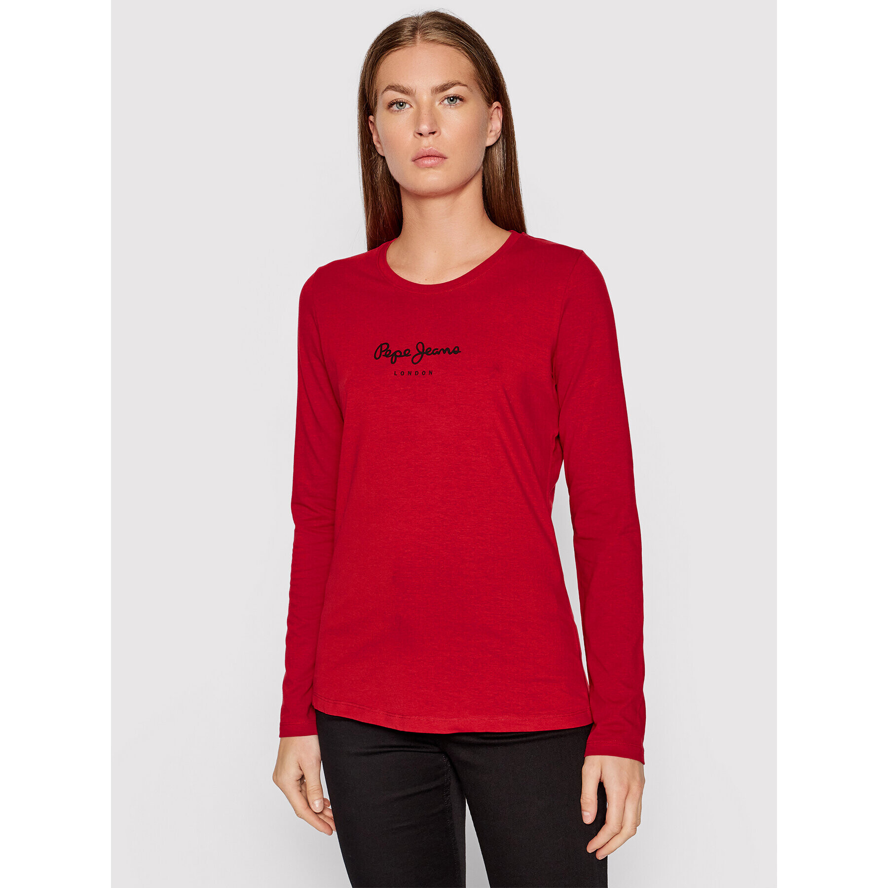 Pepe Jeans Блуза New Virginia PL502755 Червен Regular Fit - Pepit.bg