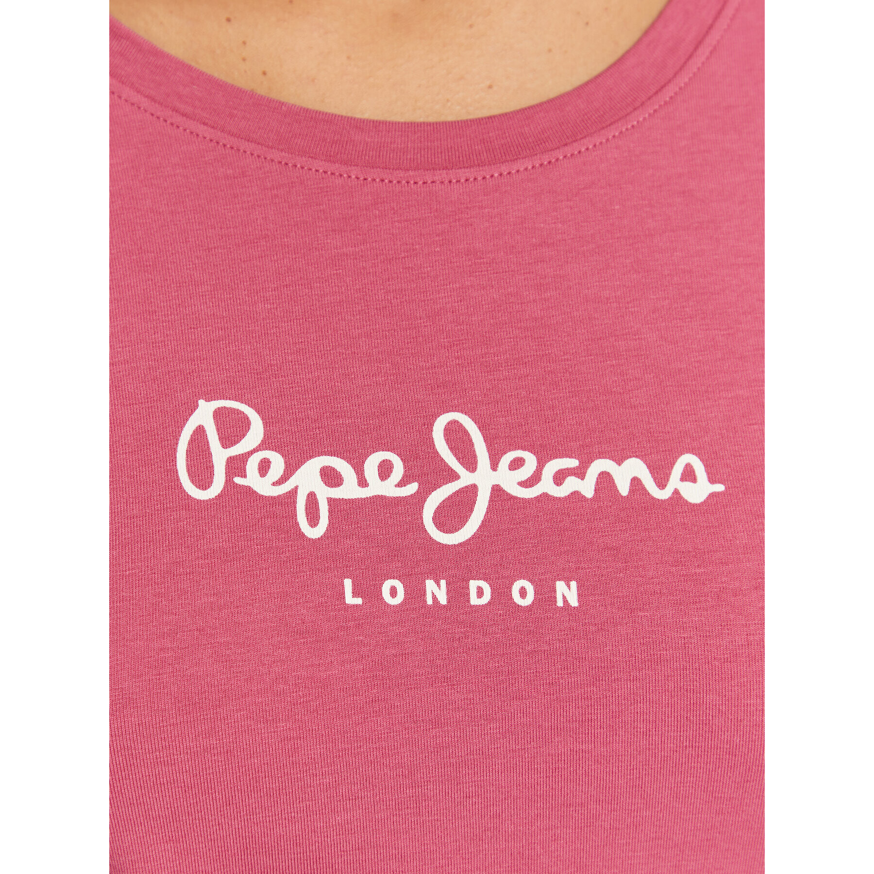 Pepe Jeans Блуза New Virginia PL505203 Розов Slim Fit - Pepit.bg