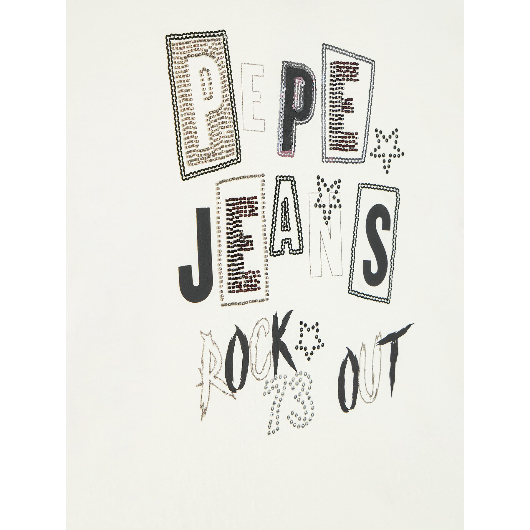 Pepe Jeans Блуза Tricia PG502743 Бял Regular Fit - Pepit.bg