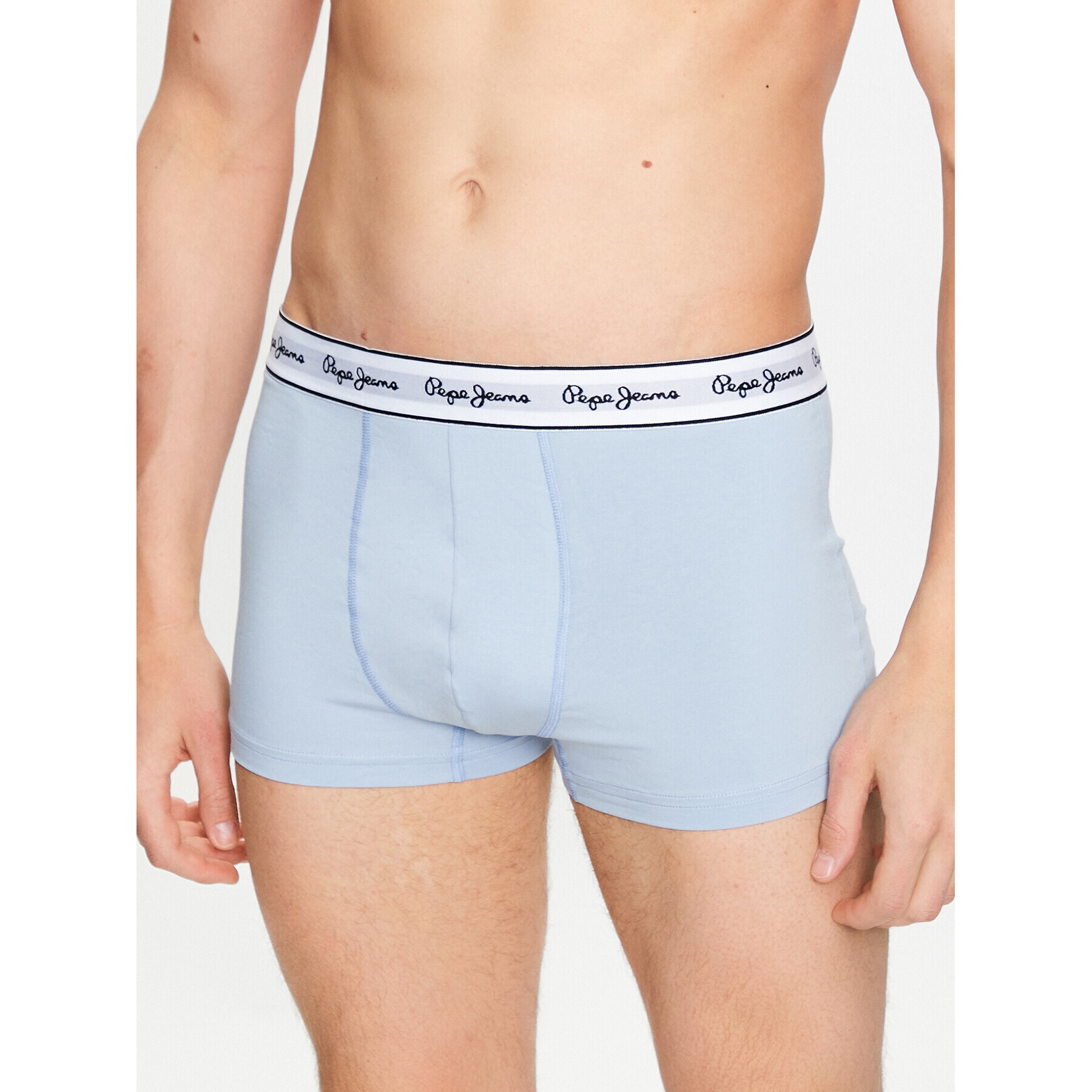 Pepe Jeans Боксерки Solid Tk 3P PMU10978 Син - Pepit.bg