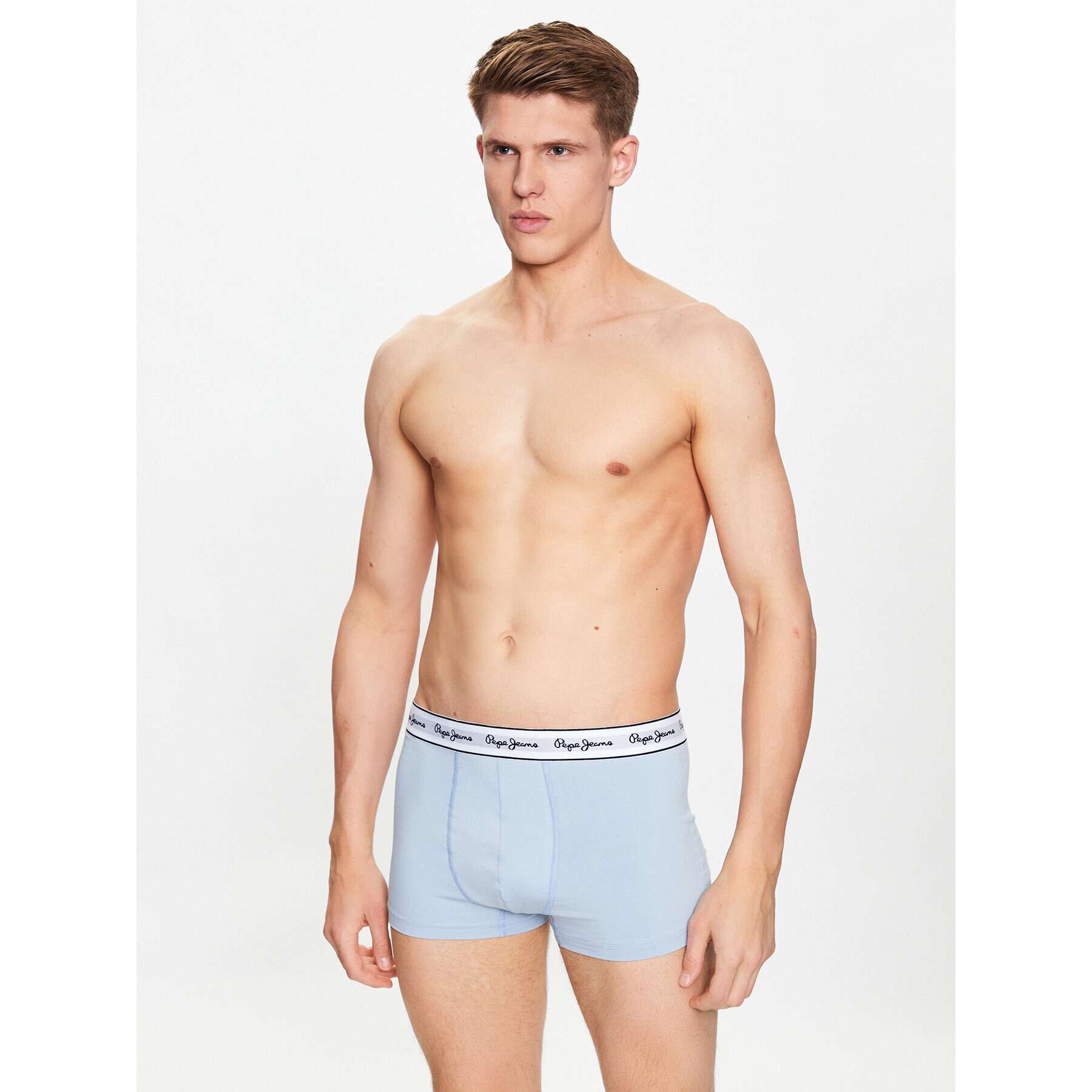 Pepe Jeans Боксерки Solid Tk 3P PMU10978 Син - Pepit.bg
