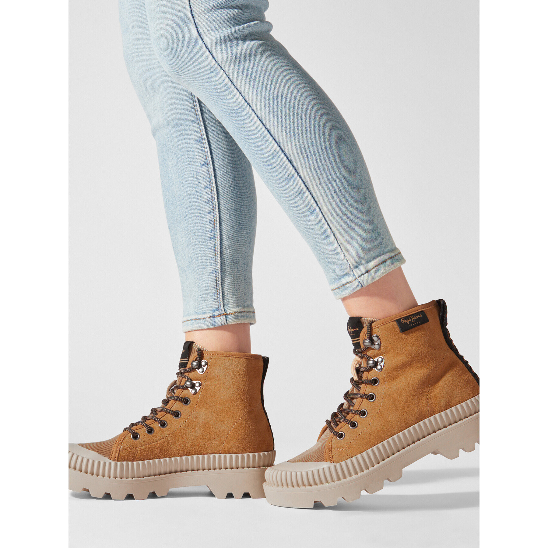 Pepe Jeans Боти Ascot Desert PLS50429 Кафяв - Pepit.bg