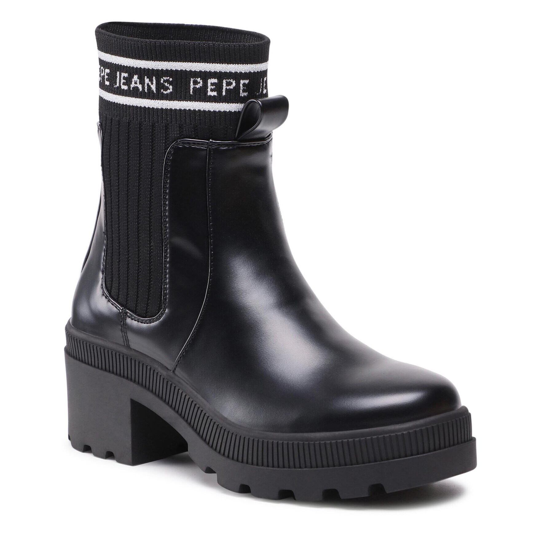 Pepe Jeans Боти Coventry Chelsea PLS50443 Черен - Pepit.bg