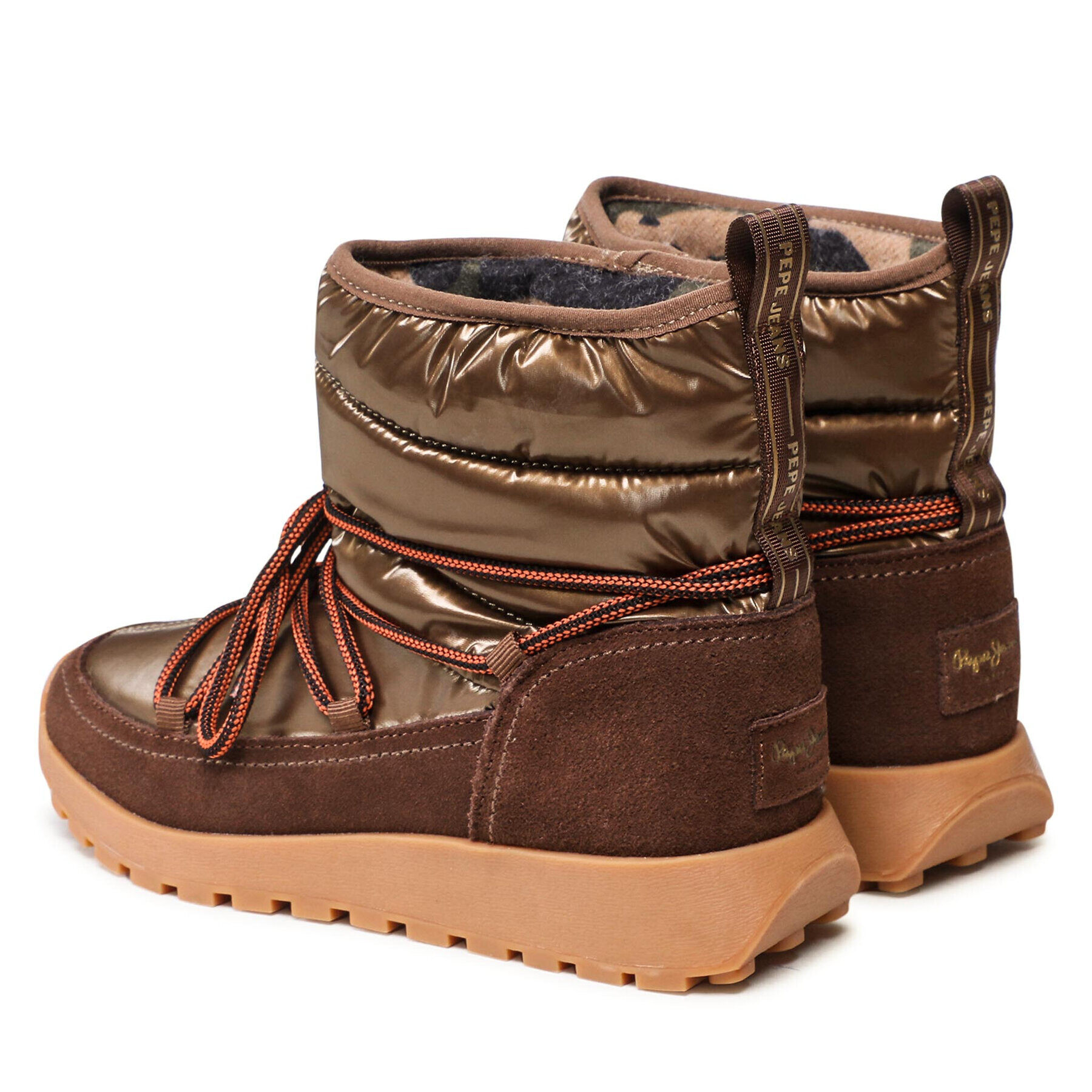 Pepe Jeans Боти Dean Aspen PLS31217 Кафяв - Pepit.bg