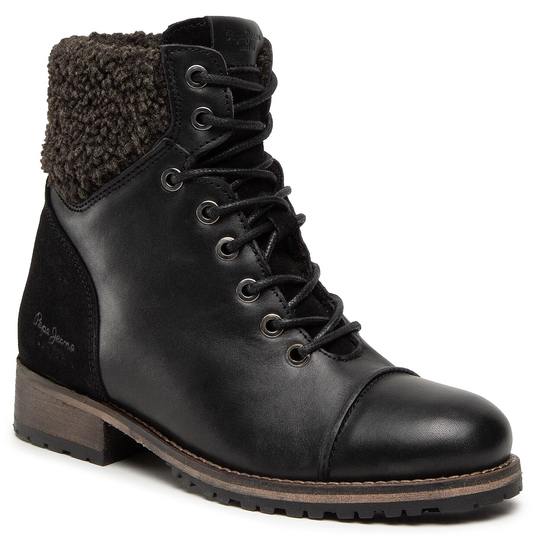 Pepe Jeans Боти Melting Warm PLS50329 Черен - Pepit.bg