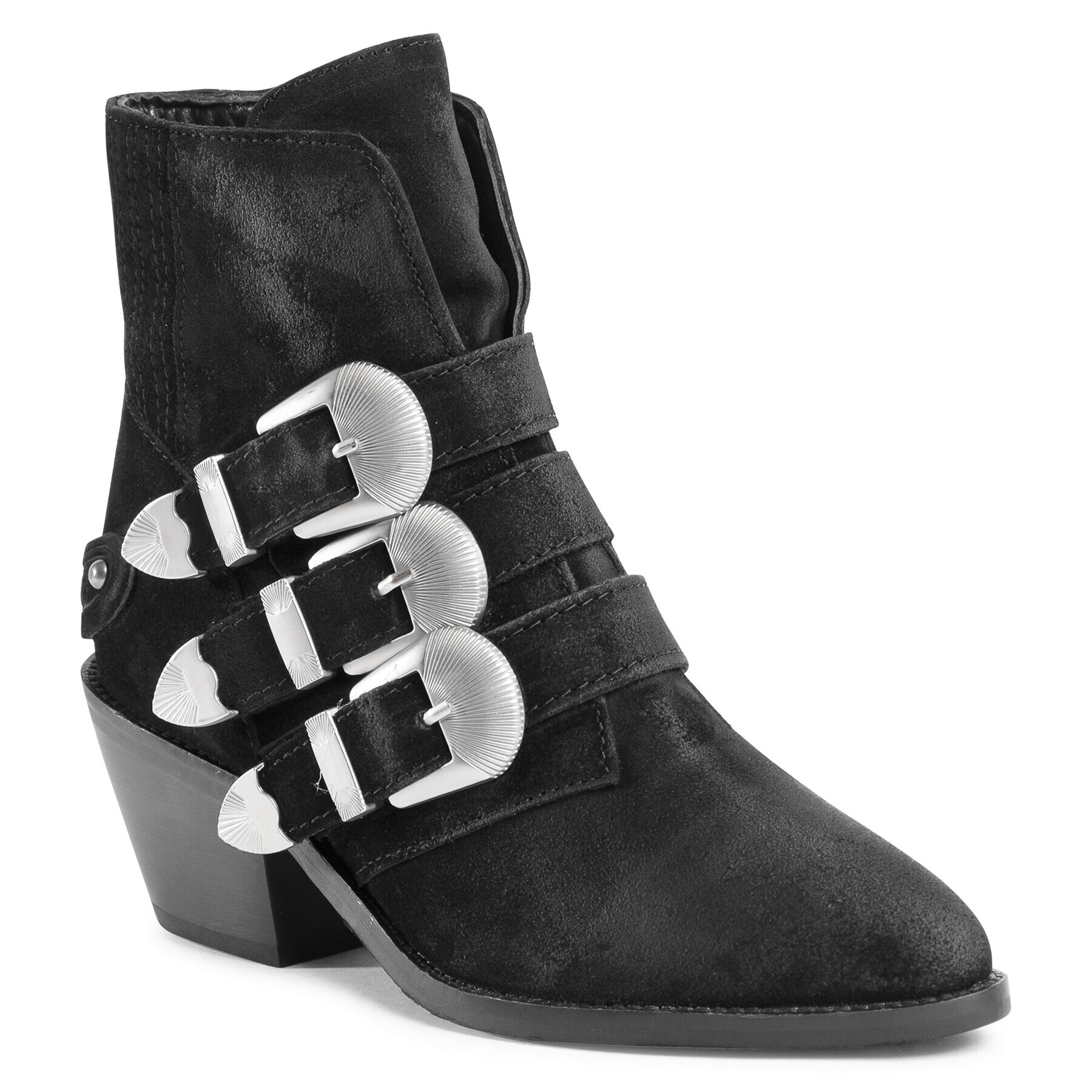 Pepe Jeans Боти Western W Bluckle PLS50392 Черен - Pepit.bg