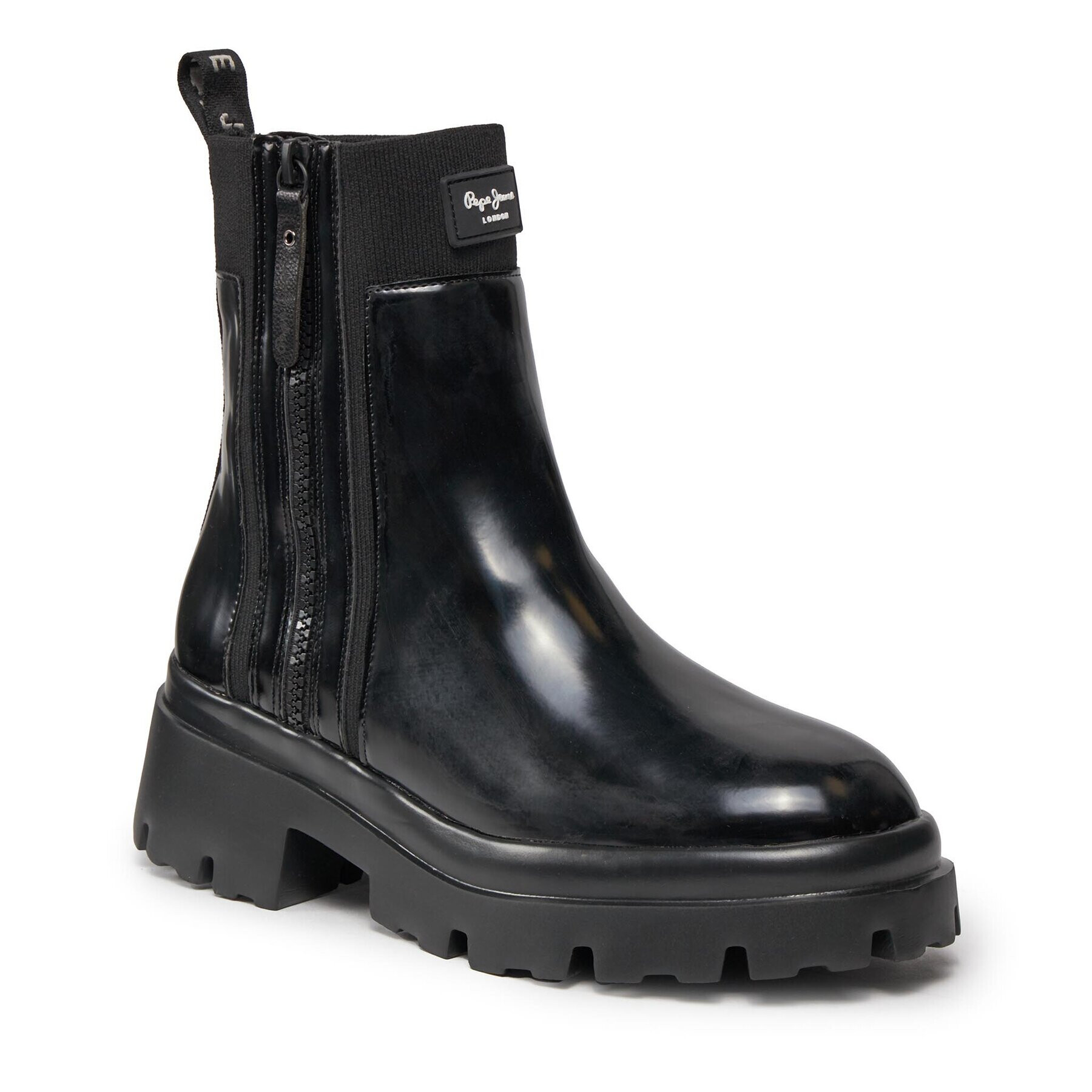 Pepe Jeans Боти Zip Boots PLS50479 Черен - Pepit.bg