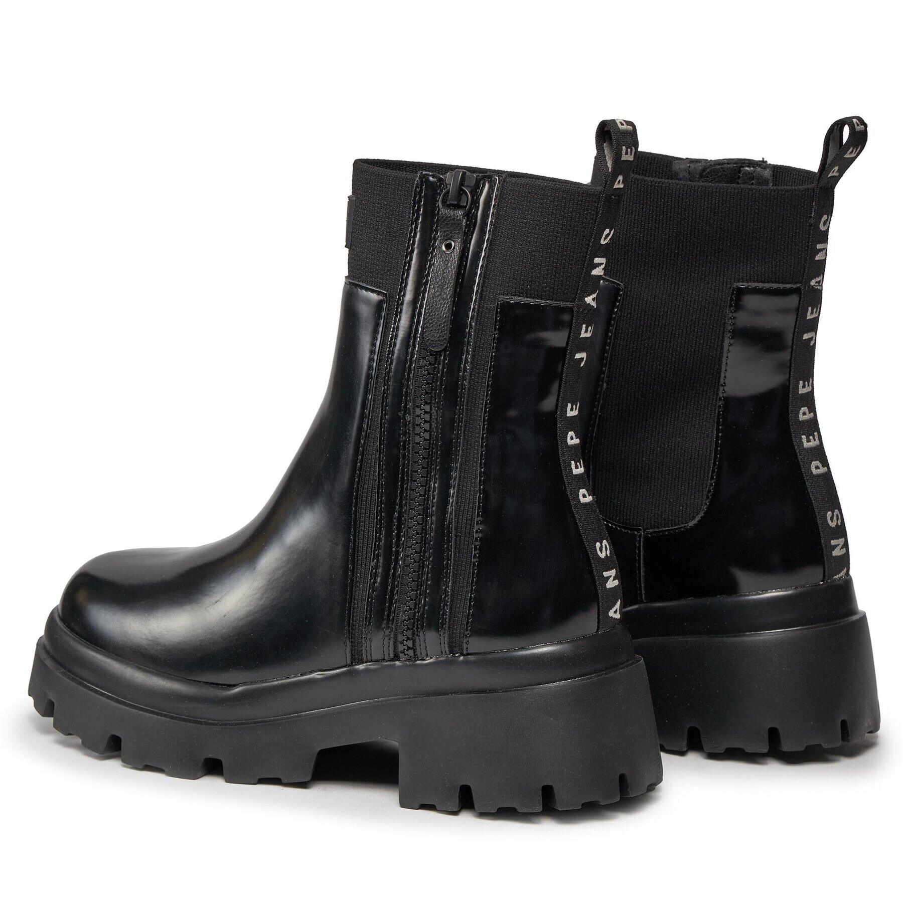 Pepe Jeans Боти Zip Boots PLS50479 Черен - Pepit.bg
