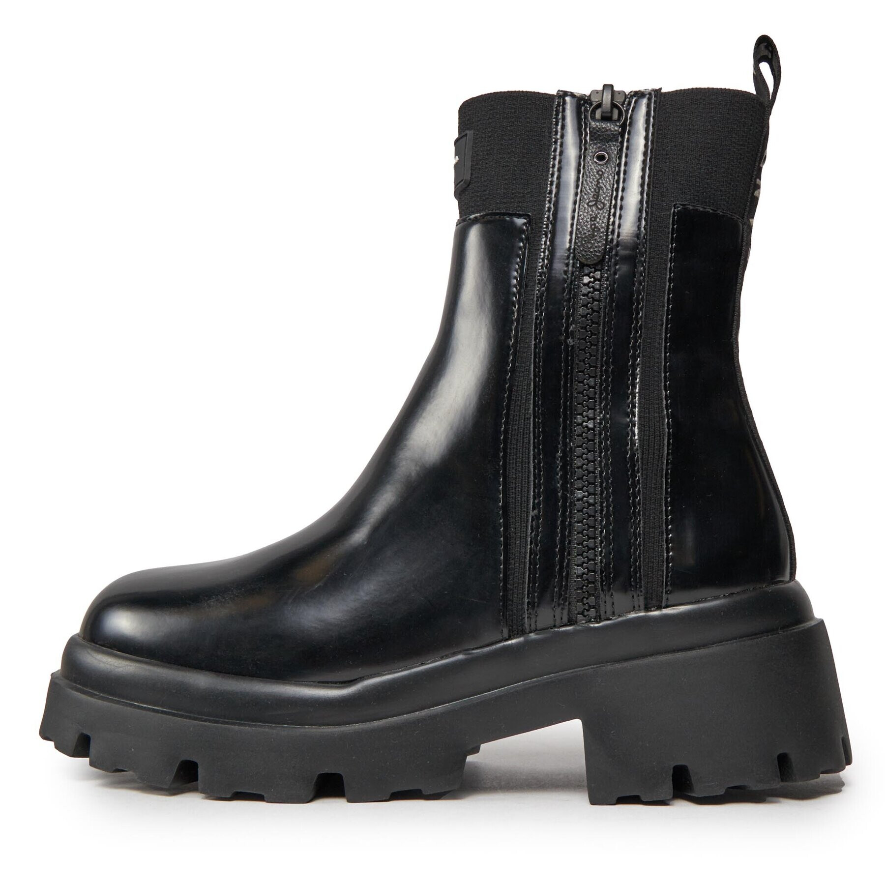 Pepe Jeans Боти Zip Boots PLS50479 Черен - Pepit.bg