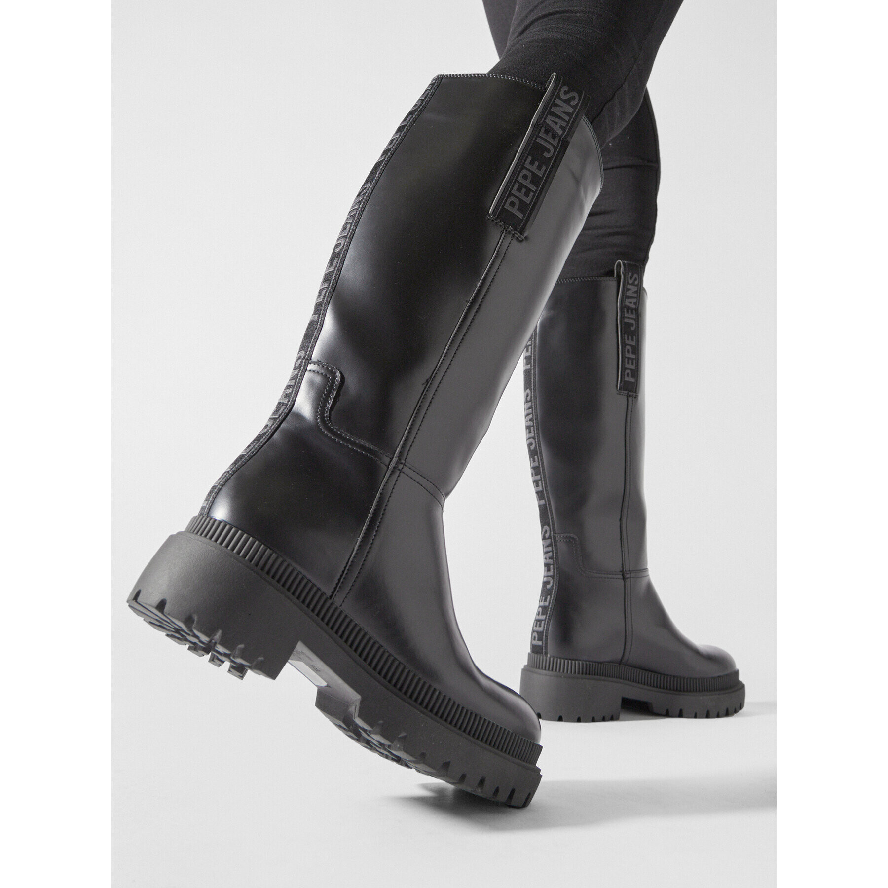 Pepe Jeans Ботуши Bettle Handler PLS50461 Черен - Pepit.bg