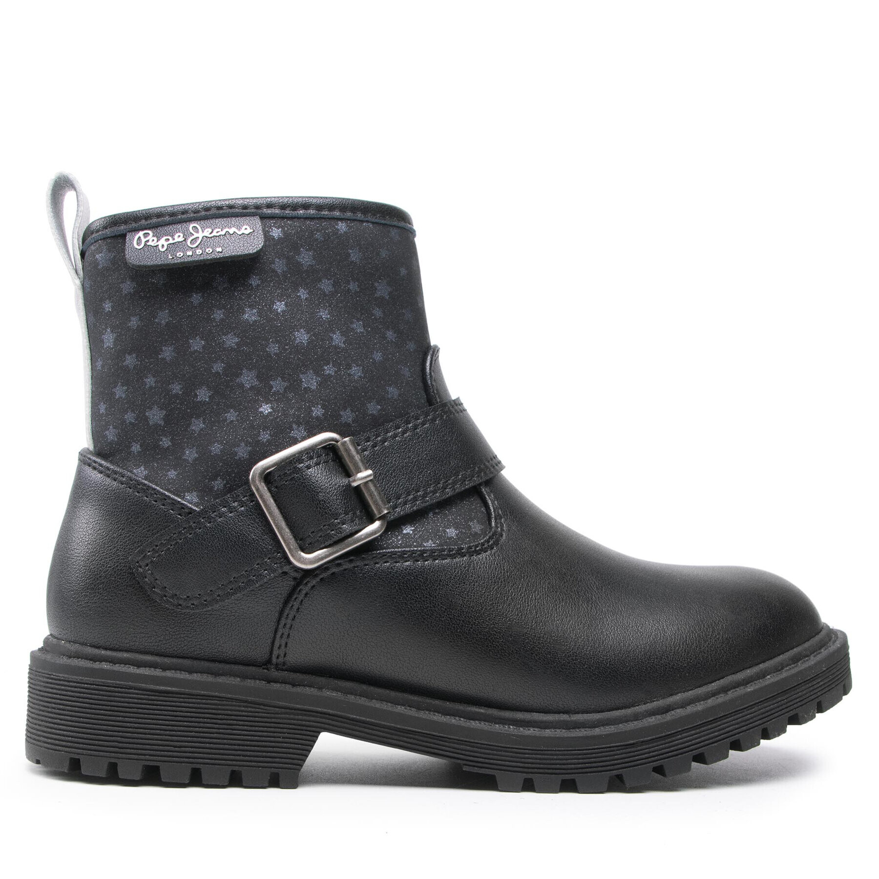 Pepe Jeans Ботуши Hatton Motoclub PGS50166 Черен - Pepit.bg