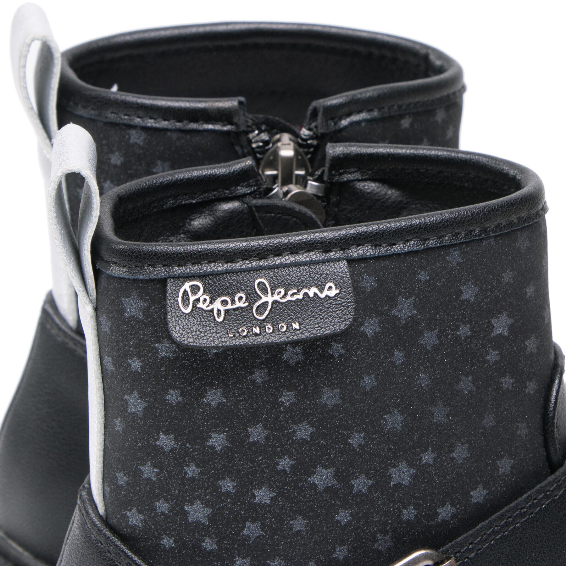 Pepe Jeans Ботуши Hatton Motoclub PGS50166 Черен - Pepit.bg