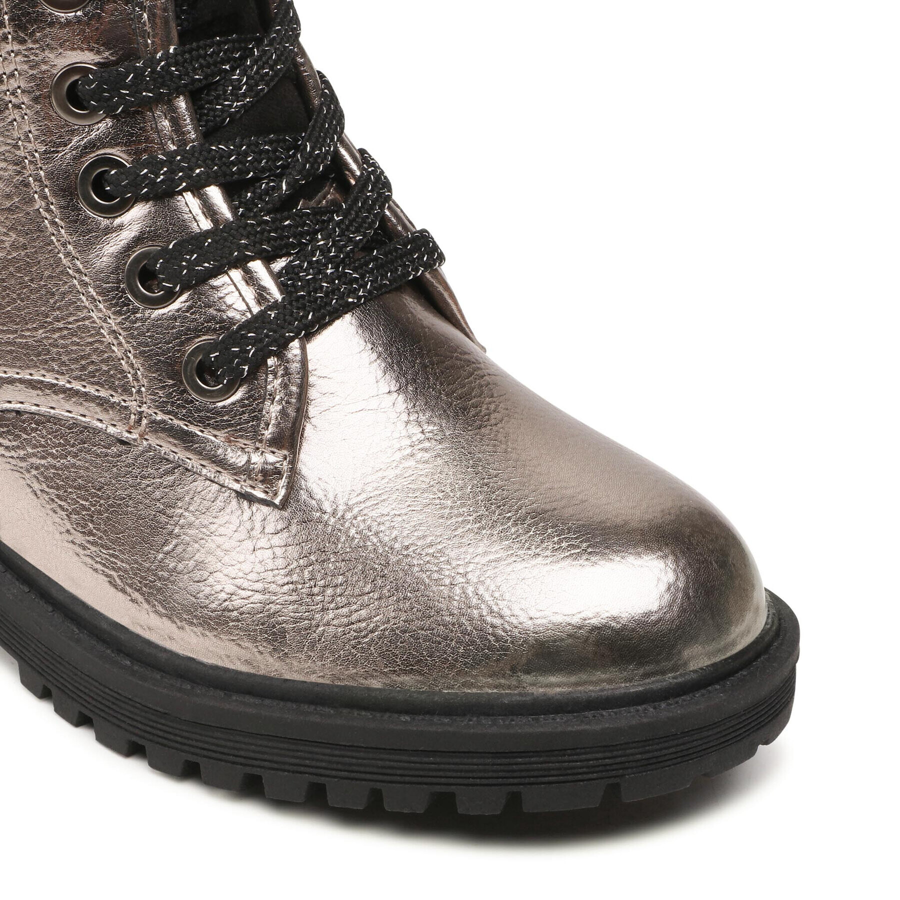 Pepe Jeans Ботуши Hatton Strap Metal PGS50168 Сребрист - Pepit.bg