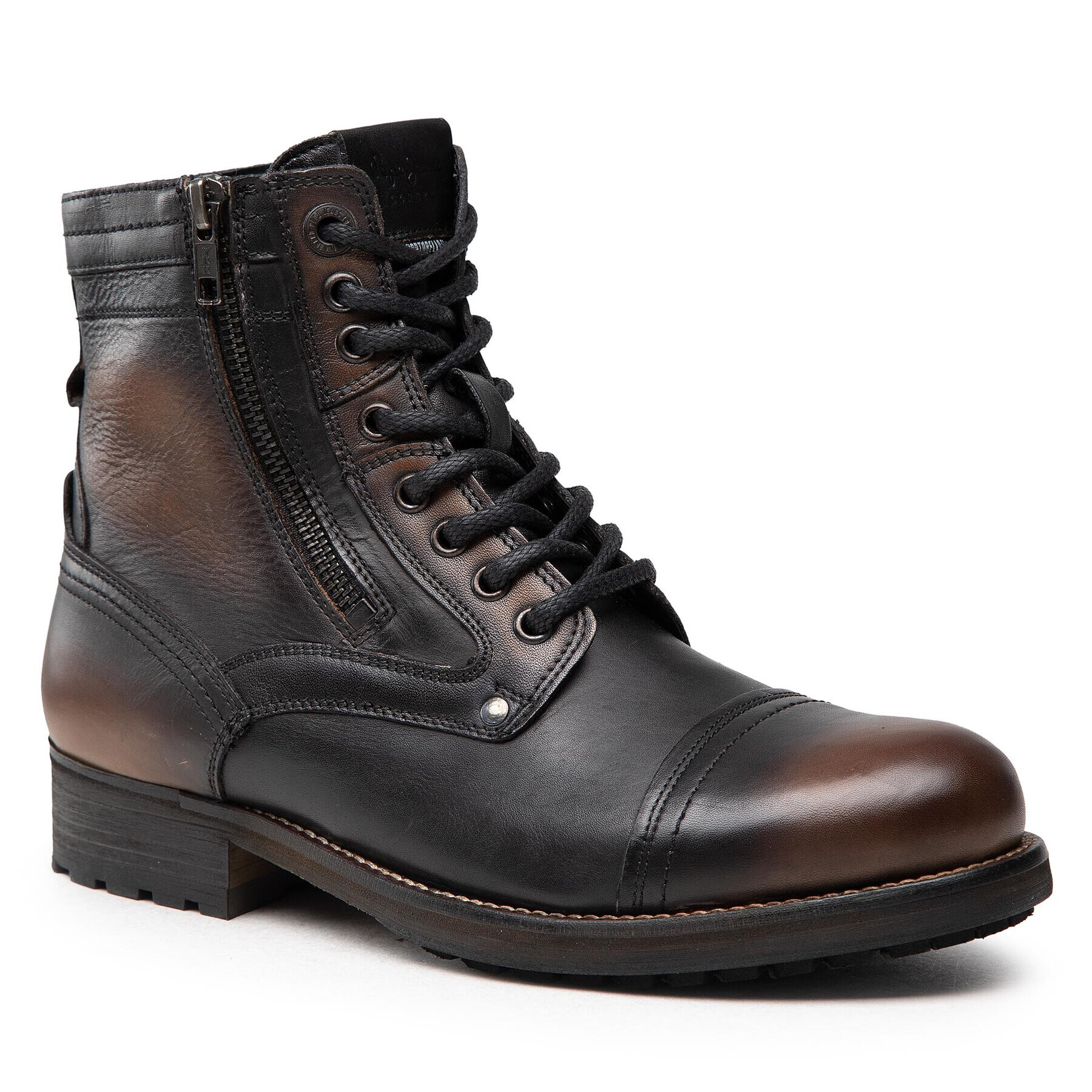 Pepe Jeans Ботуши Melting High Distr PMS50207 Черен - Pepit.bg