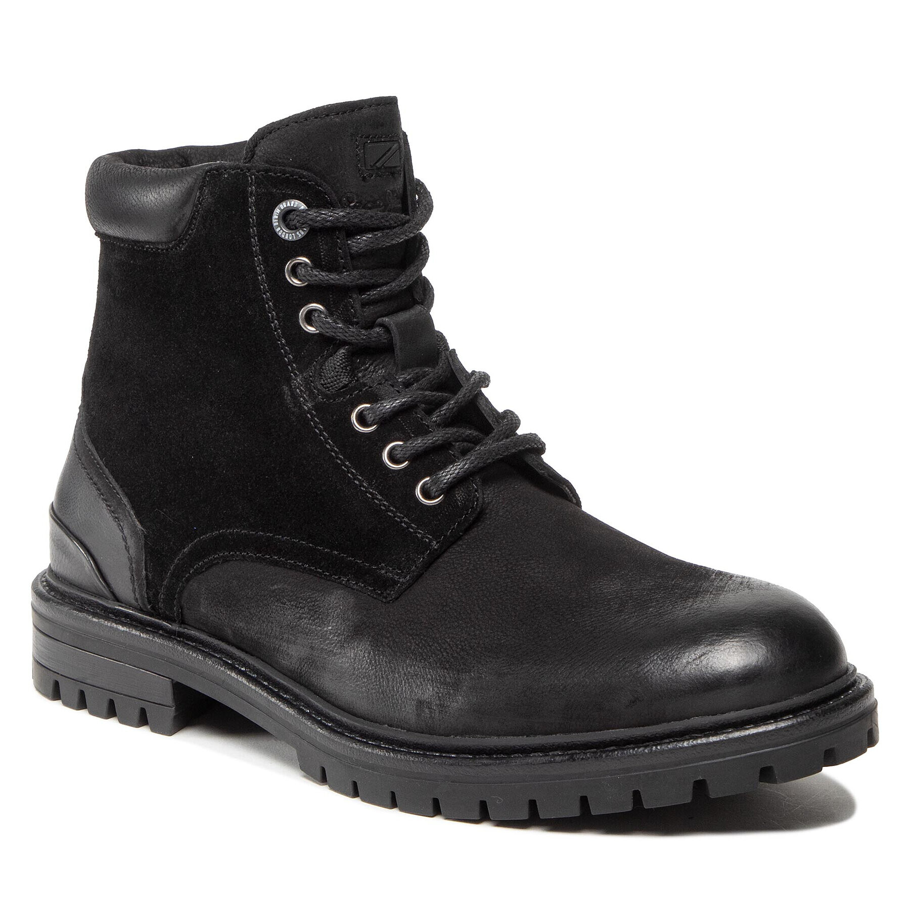 Pepe Jeans Ботуши Ned Boot Antic Warm PMS50222 Черен - Pepit.bg