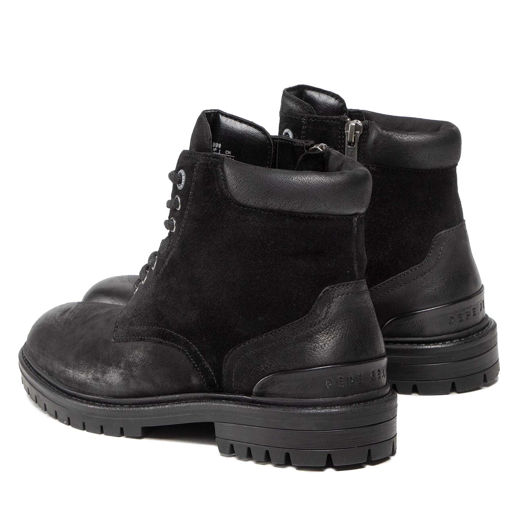 Pepe Jeans Ботуши Ned Boot Antic Warm PMS50222 Черен - Pepit.bg