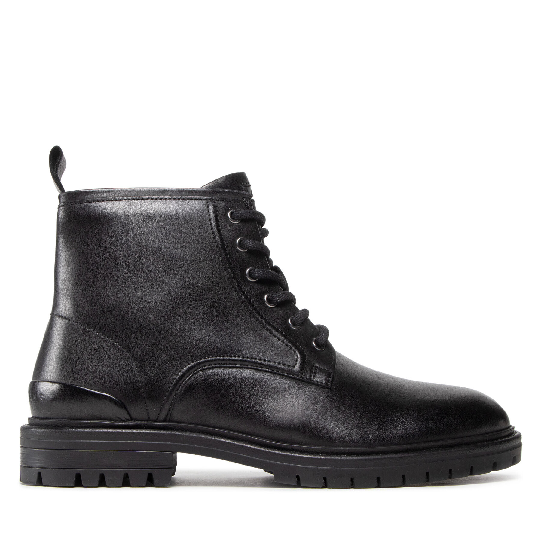 Pepe Jeans Ботуши Ned Boot Relief PMS50223 Черен - Pepit.bg
