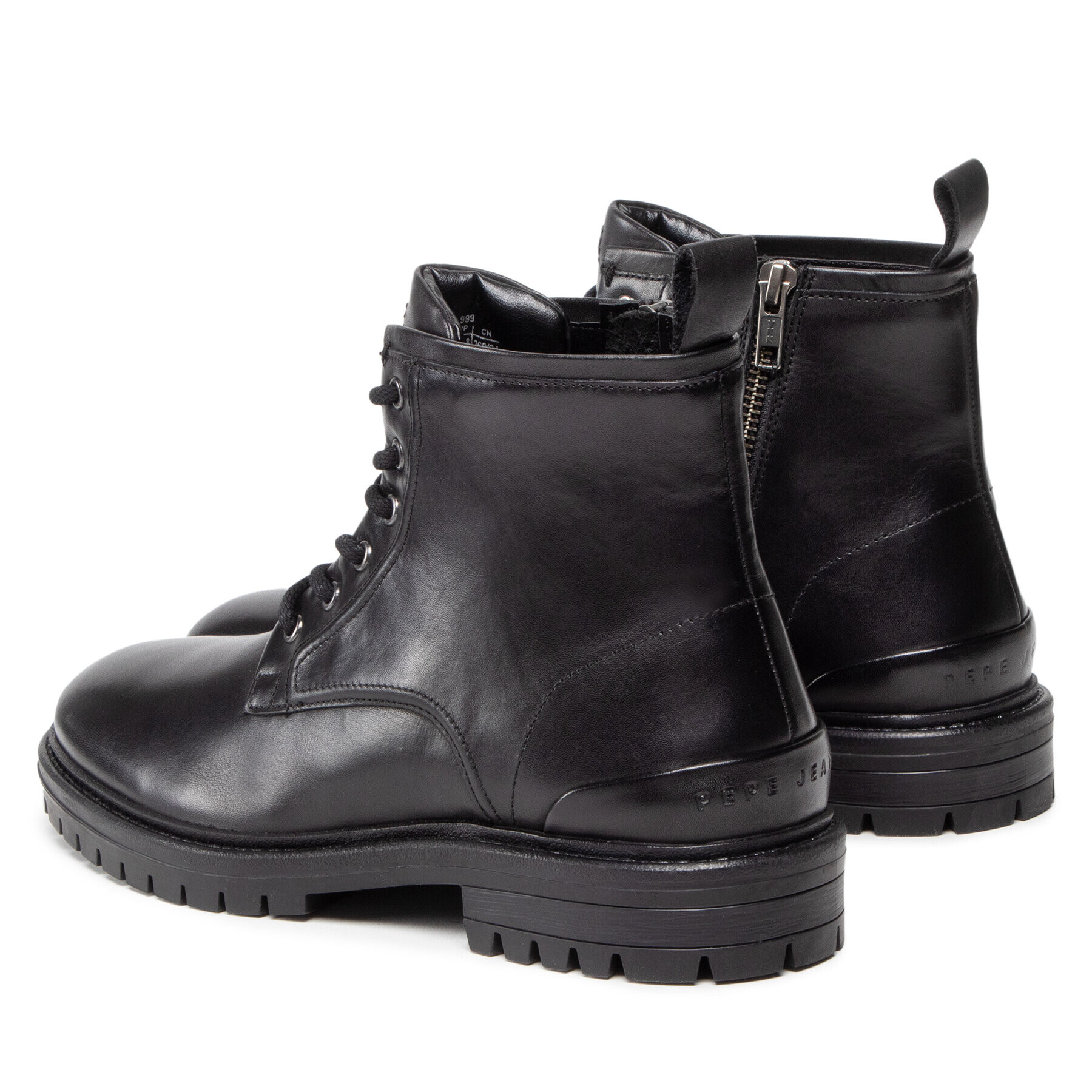 Pepe Jeans Ботуши Ned Boot Relief PMS50223 Черен - Pepit.bg