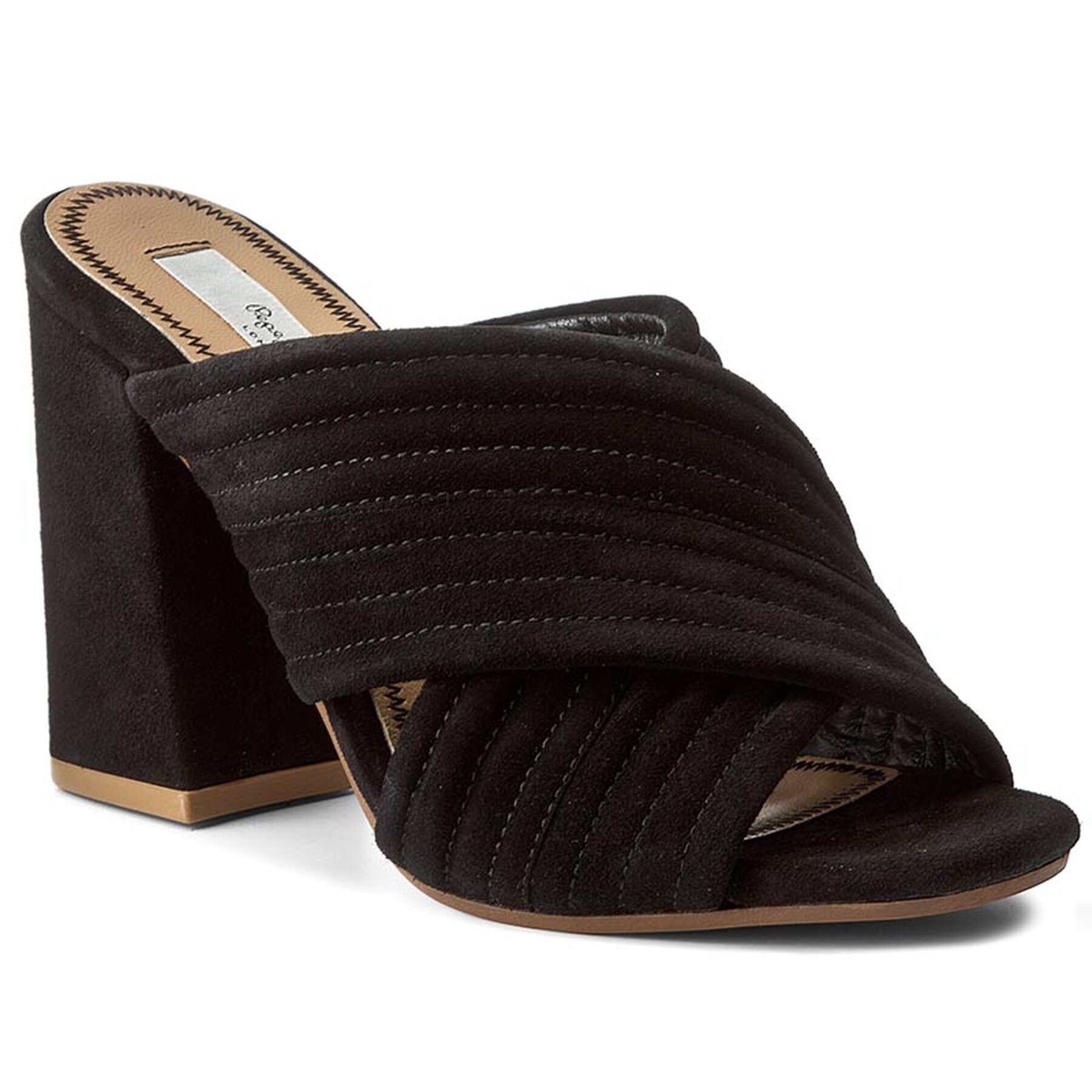 Pepe Jeans Чехли Bay Stitching PLS90249 Черен - Pepit.bg