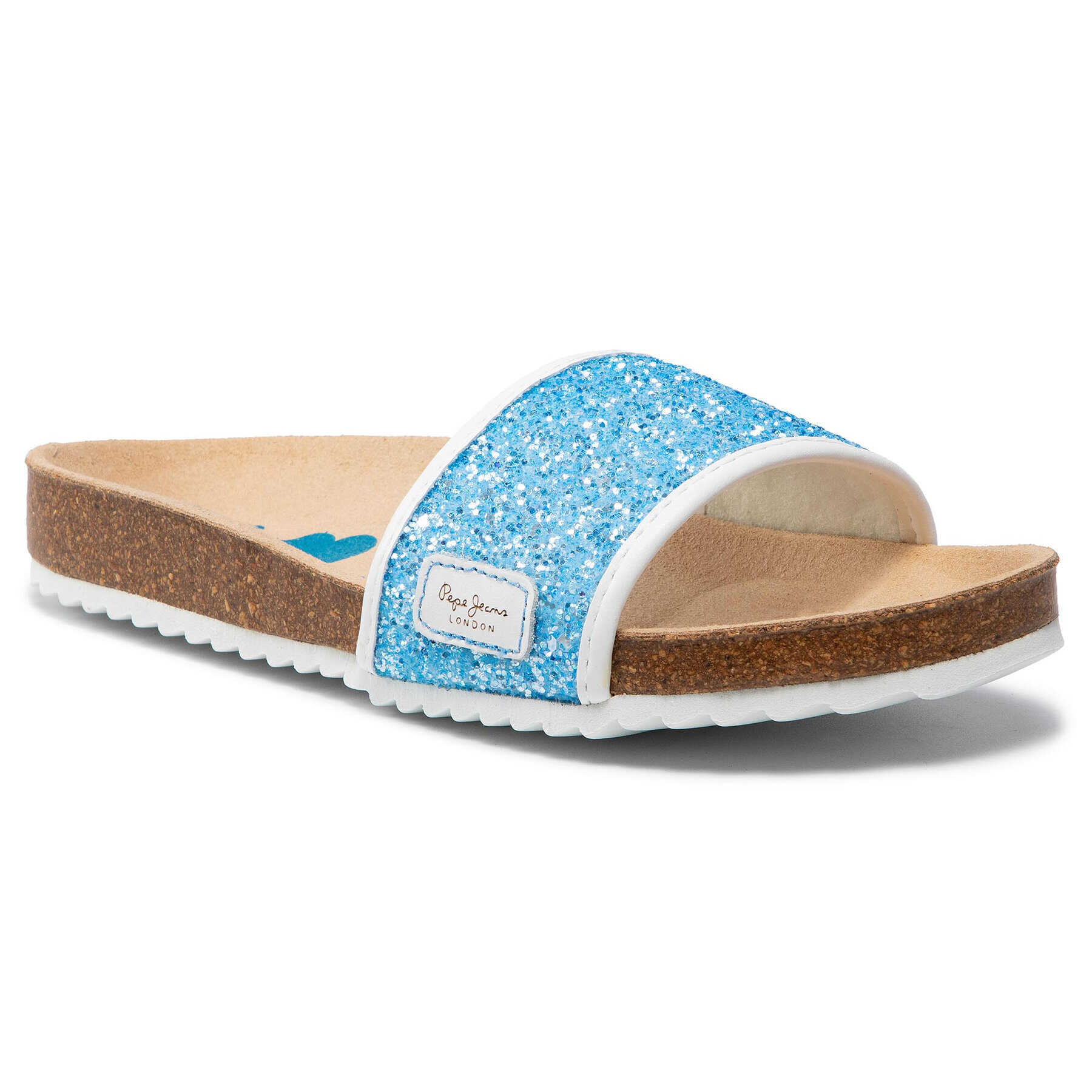 Pepe Jeans Чехли Bio Glitters PGS90101 Син - Pepit.bg