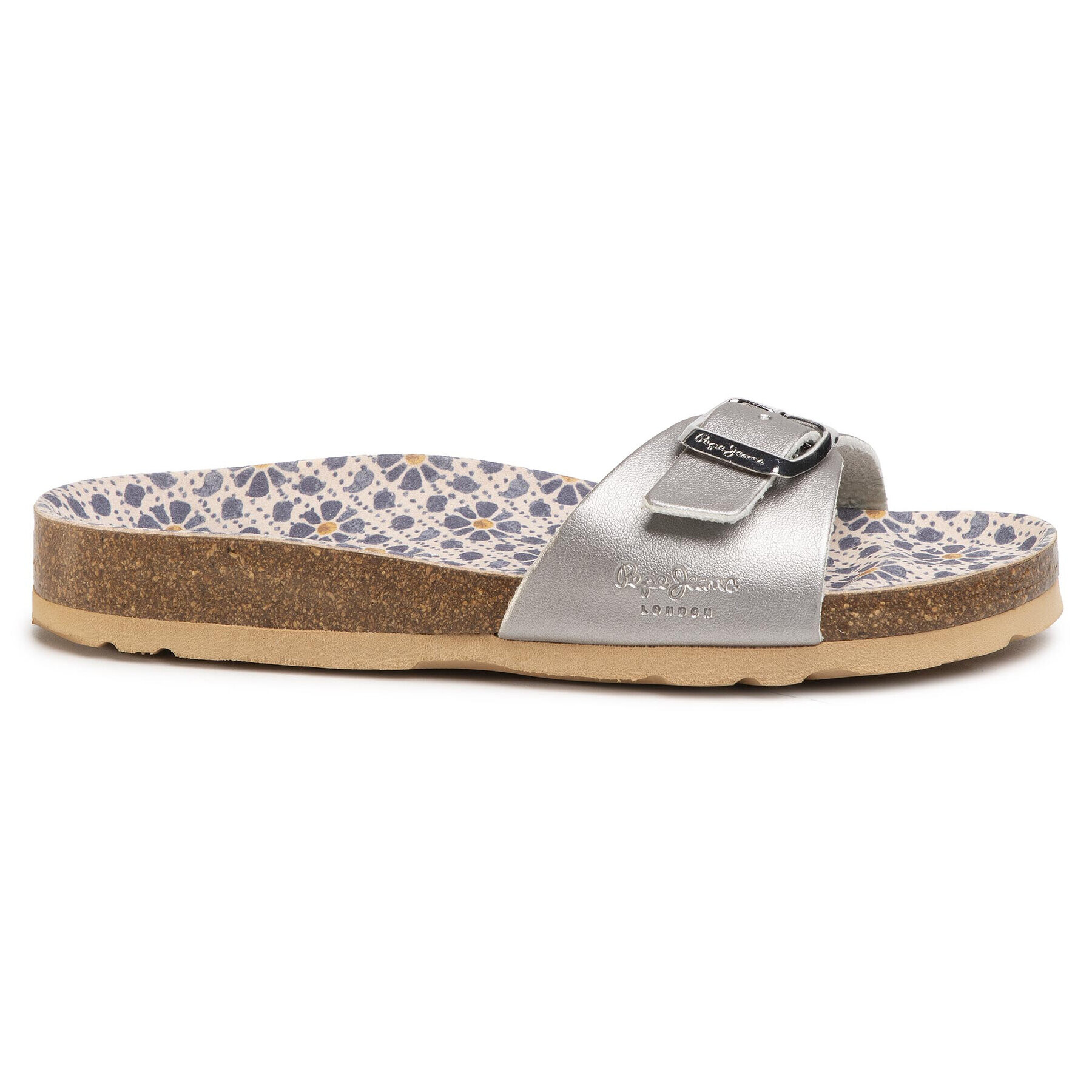 Pepe Jeans Чехли Bio Print PGS90151 Сребрист - Pepit.bg