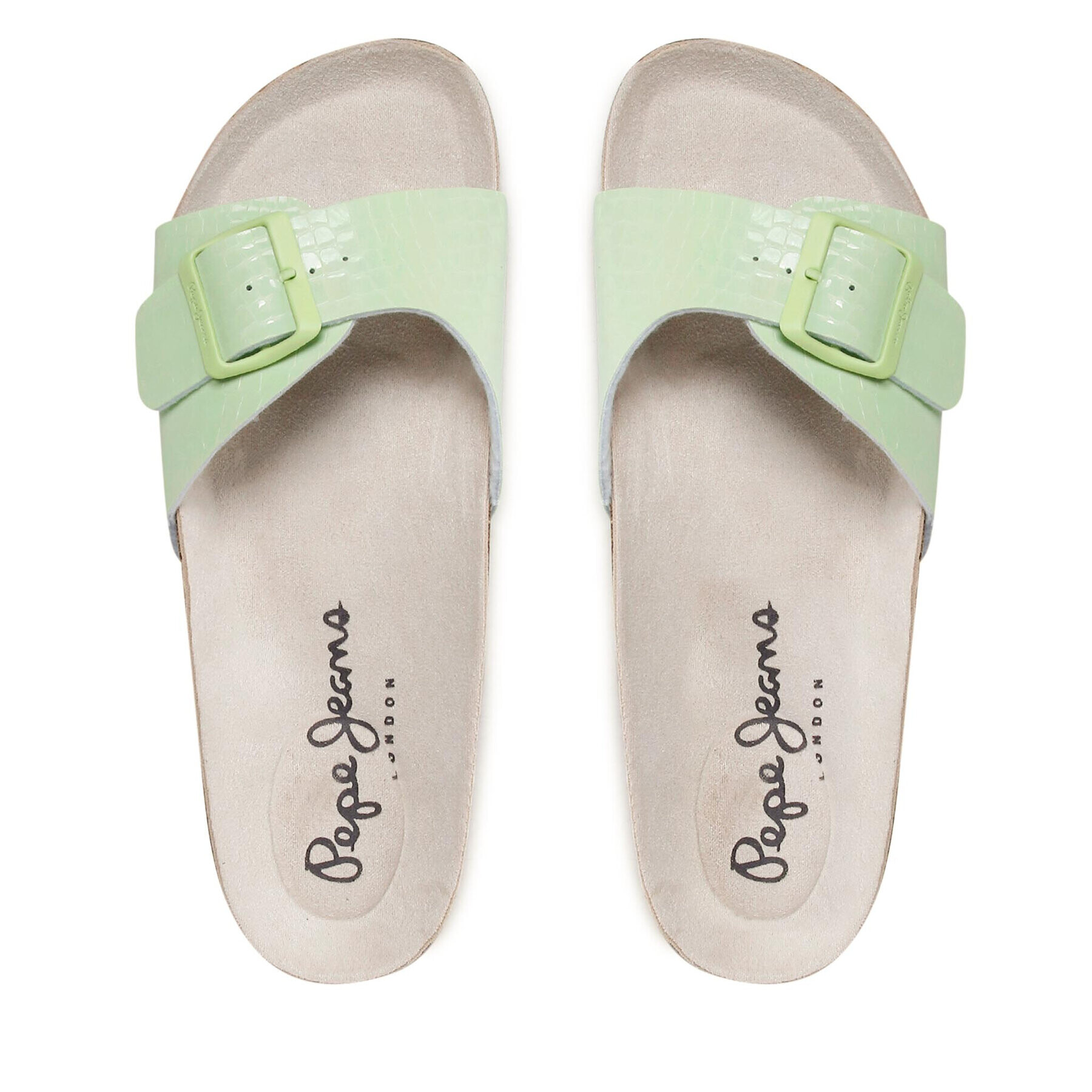 Pepe Jeans Чехли Oban Croc PLS90559 Зелен - Pepit.bg