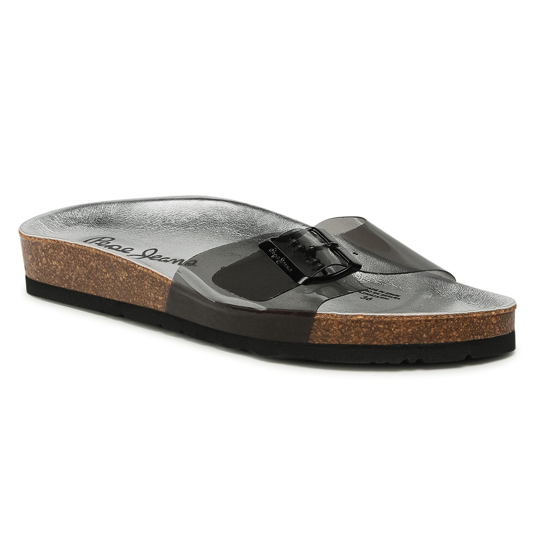 Pepe Jeans Чехли Oban Vinyl PLS90523 Черен - Pepit.bg