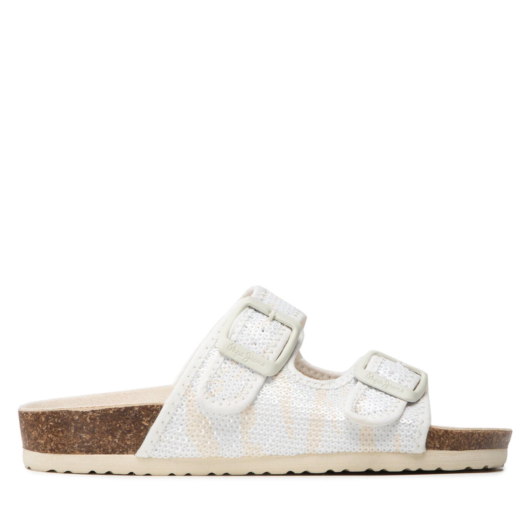 Pepe Jeans Чехли Oban Zebra PLS90562 Бял - Pepit.bg
