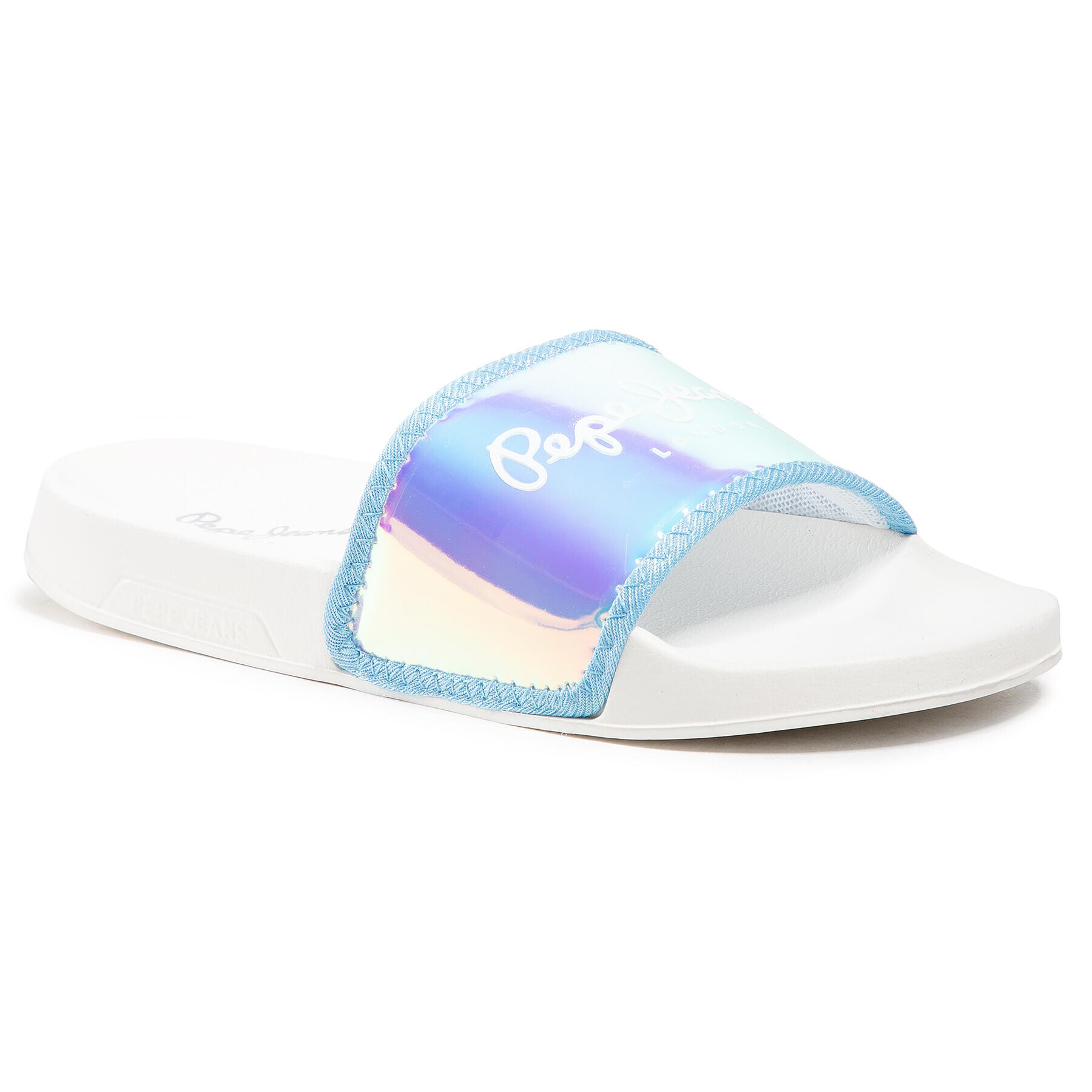 Pepe Jeans Чехли Slider Corny PLS70095 Сребрист - Pepit.bg