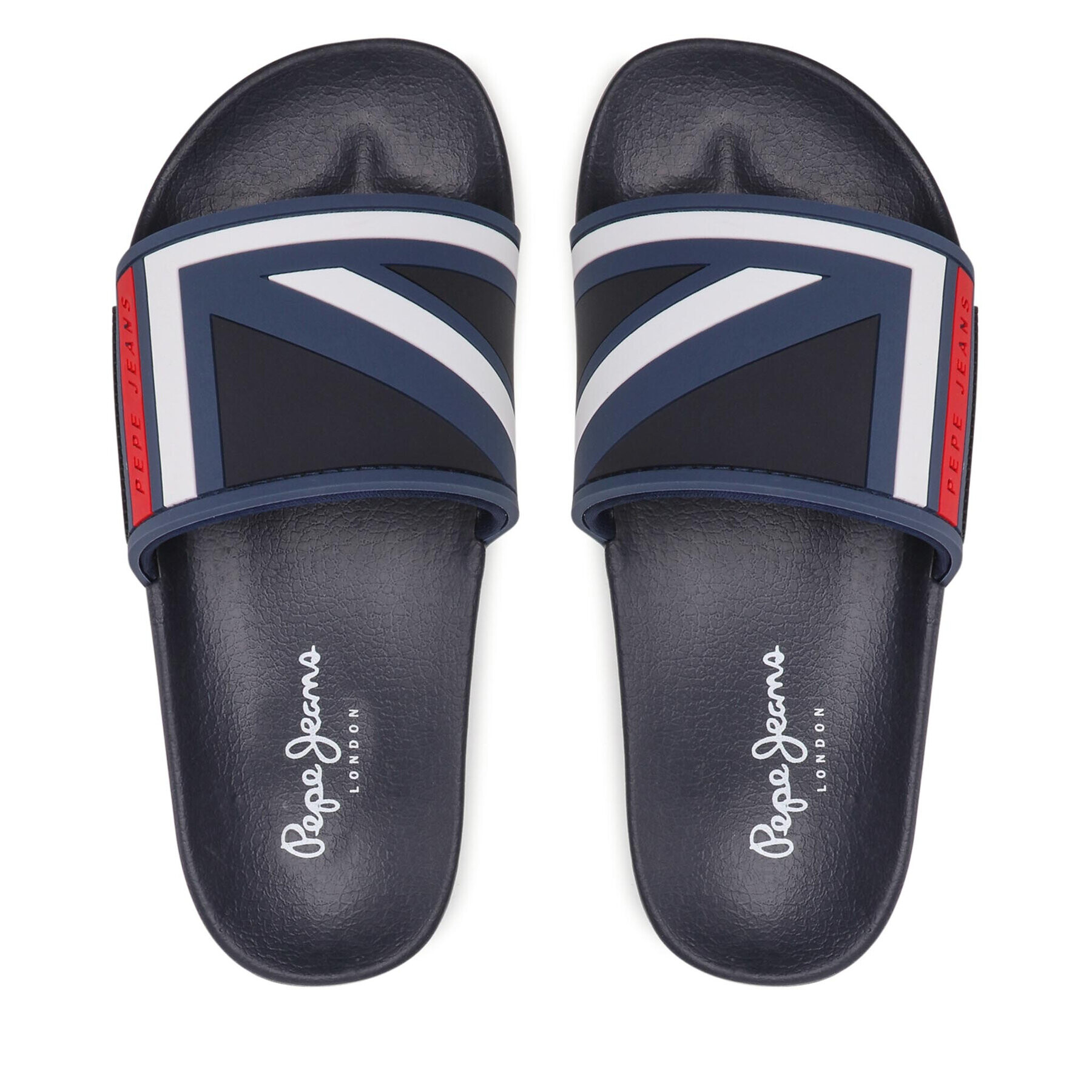 Pepe Jeans Чехли Slider Flag Boys PBS70048 Тъмносин - Pepit.bg