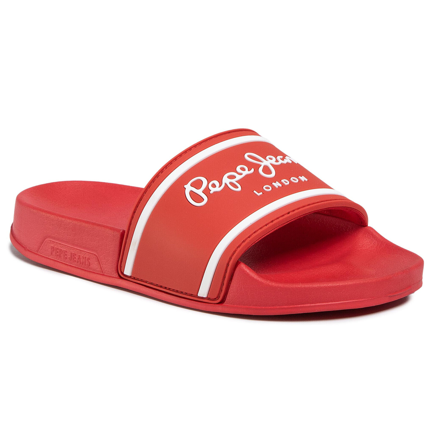 Pepe Jeans Чехли Slider Logo Boys PBS70034 Червен - Pepit.bg