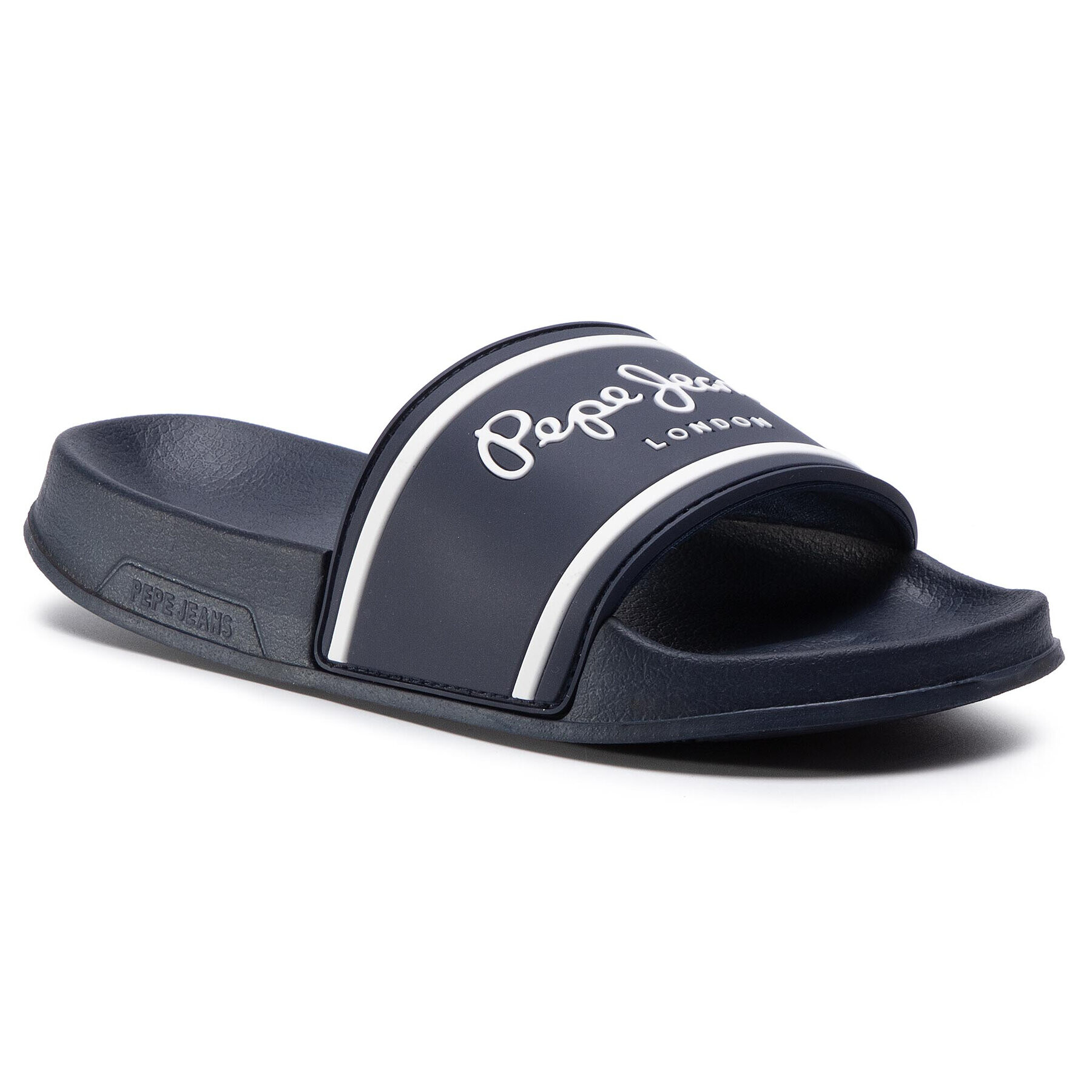 Pepe Jeans Чехли Slider Logo Boys PBS70034 Тъмносин - Pepit.bg