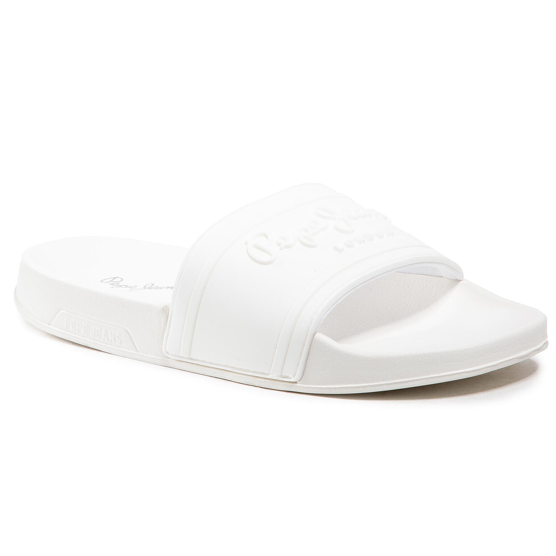 Pepe Jeans Чехли Slider PLS70081 Бял - Pepit.bg