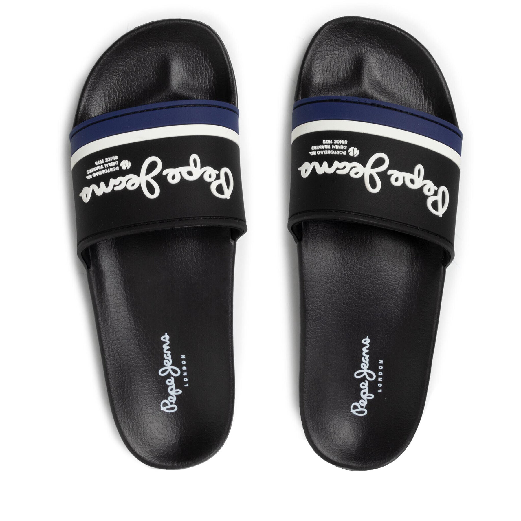 Pepe Jeans Чехли Slider Portobello PMS70108 Черен - Pepit.bg