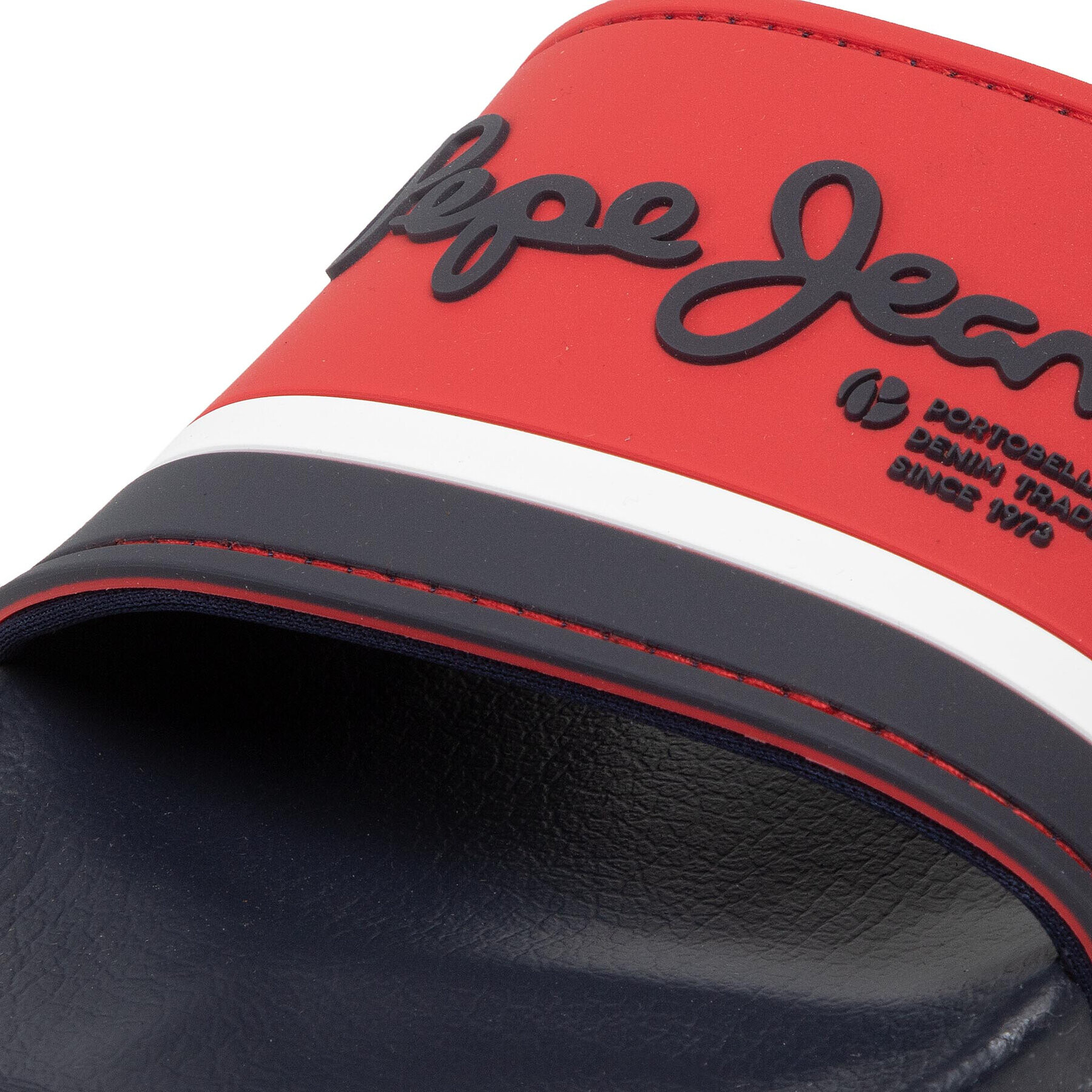 Pepe Jeans Чехли Slider Portobello PMS70108 Червен - Pepit.bg