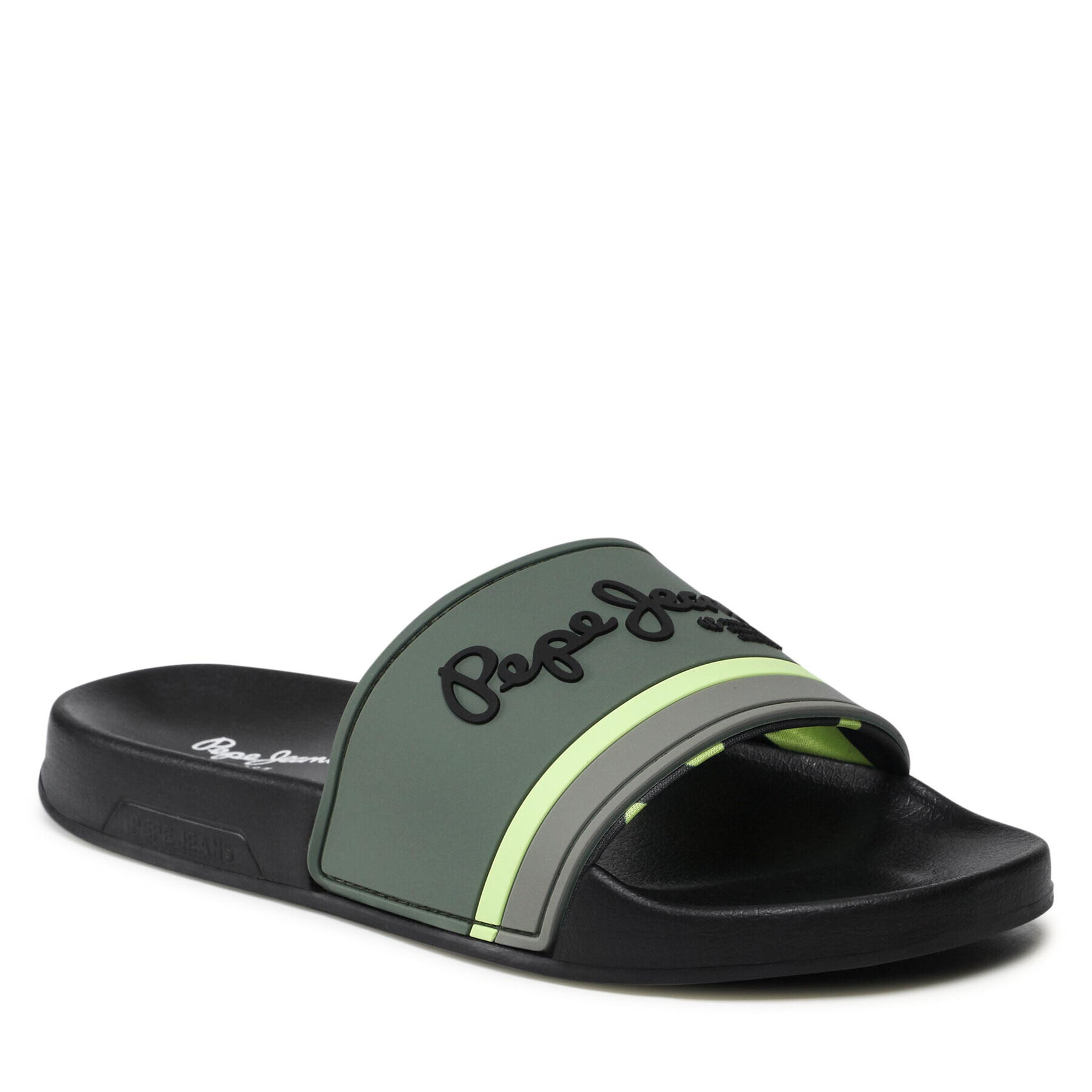 Pepe Jeans Чехли Slider Portobello PMS70108 Зелен - Pepit.bg