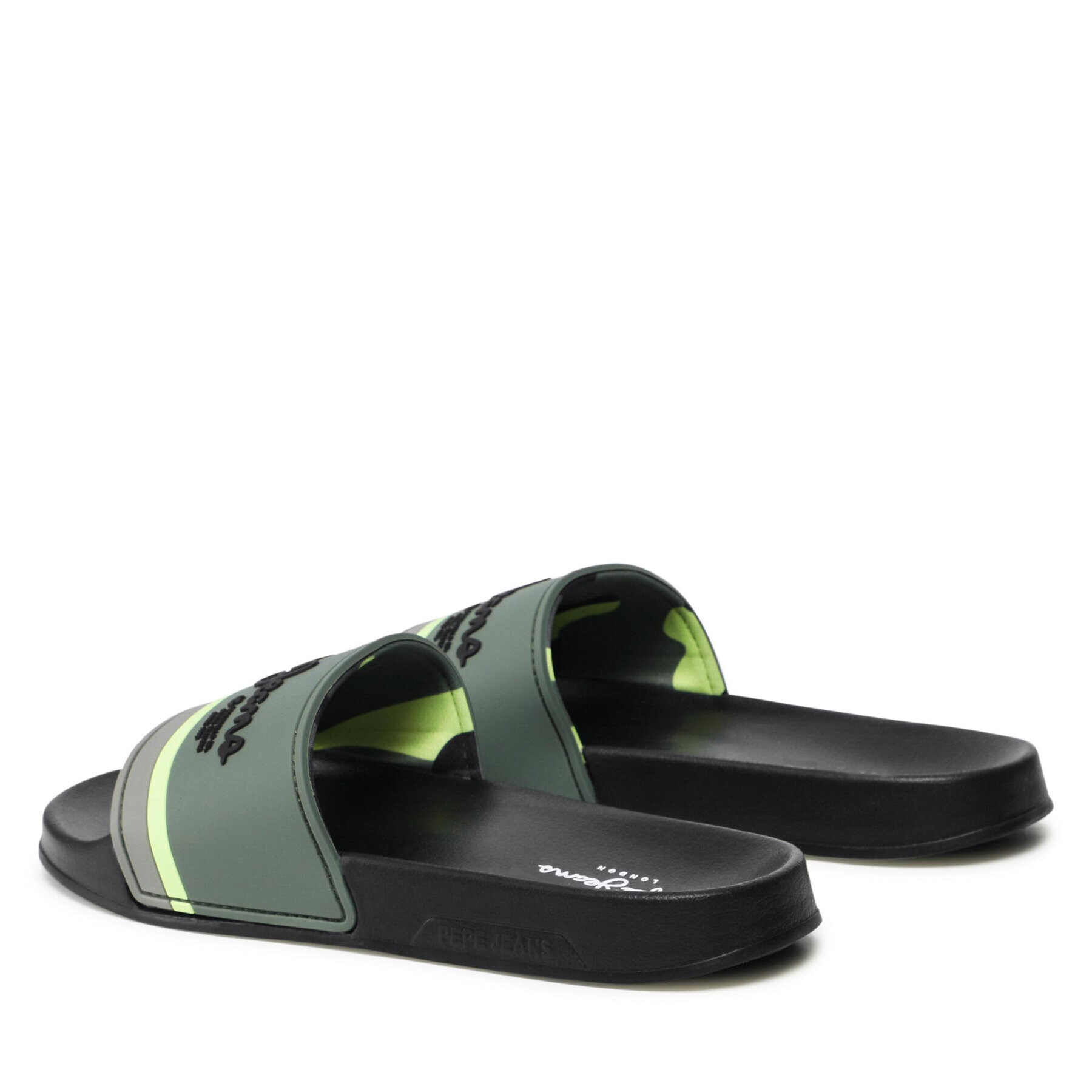 Pepe Jeans Чехли Slider Portobello PMS70108 Зелен - Pepit.bg