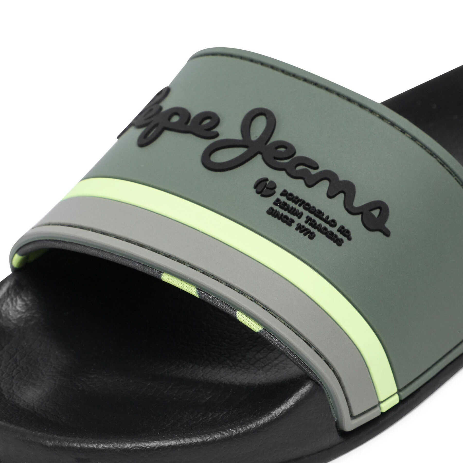 Pepe Jeans Чехли Slider Portobello PMS70108 Зелен - Pepit.bg
