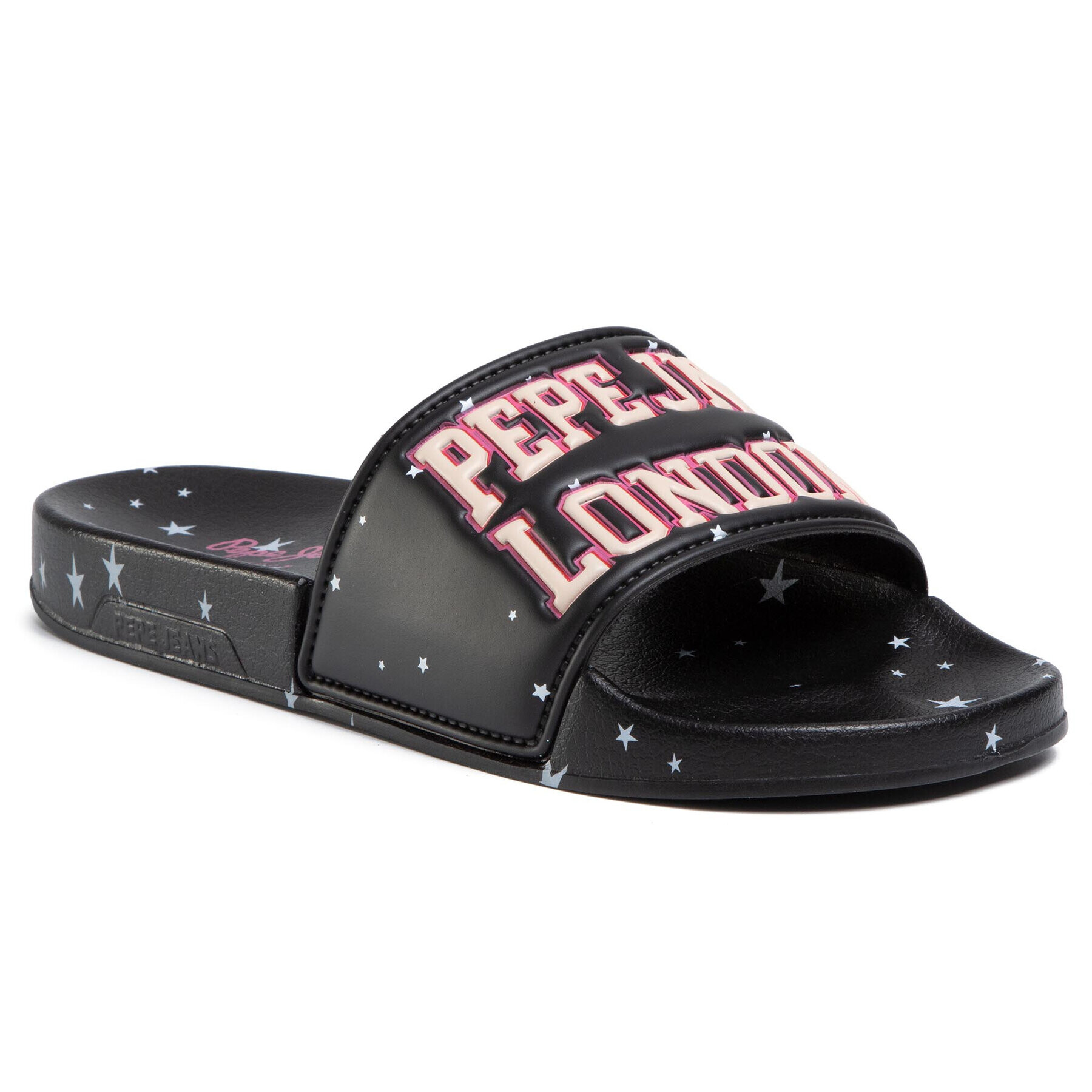 Pepe Jeans Чехли Slider Stars PLS70078 Черен - Pepit.bg