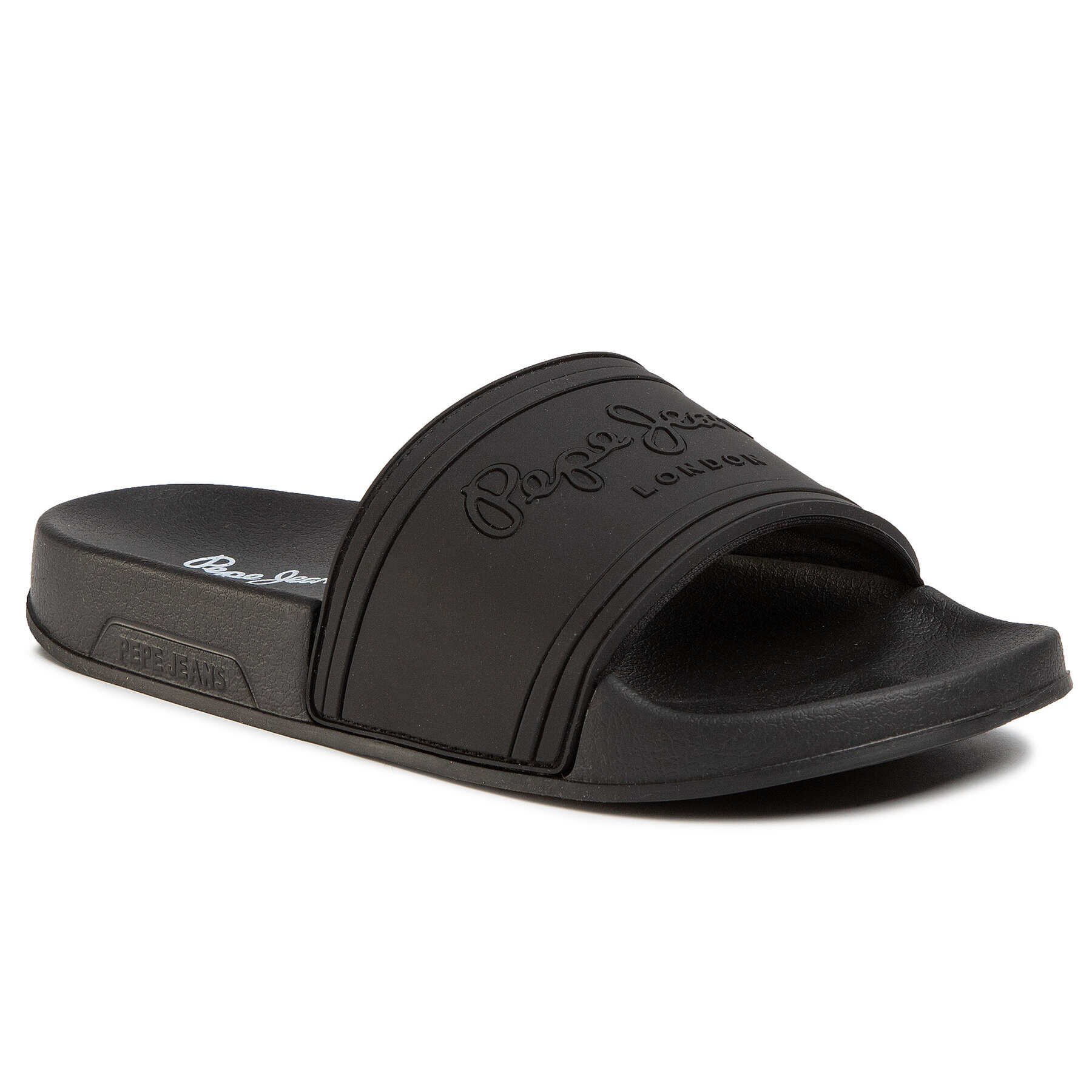 Pepe Jeans Чехли Slider Unisex PLS70081 Черен - Pepit.bg