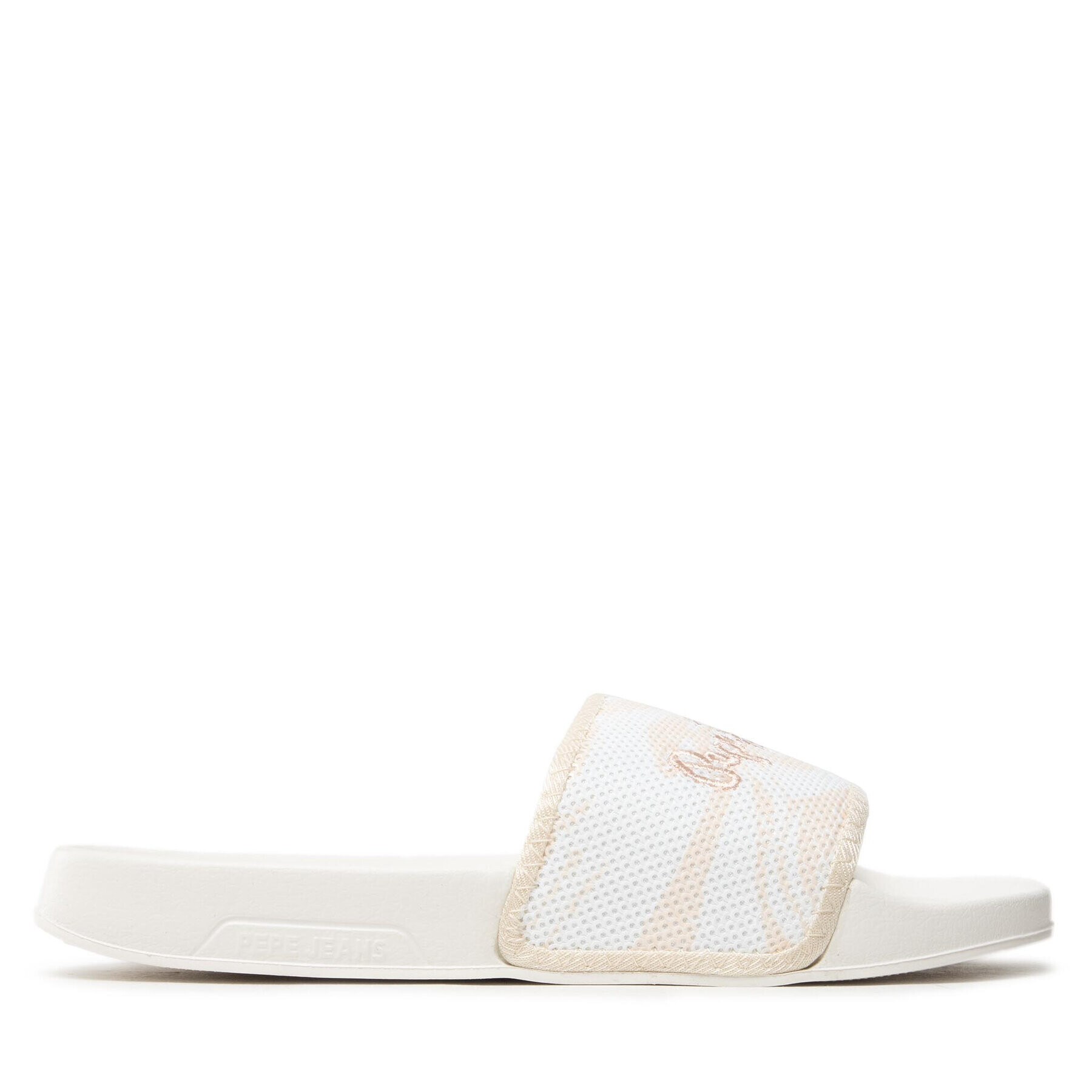 Pepe Jeans Чехли Slider Zebra PLS70106 Бял - Pepit.bg