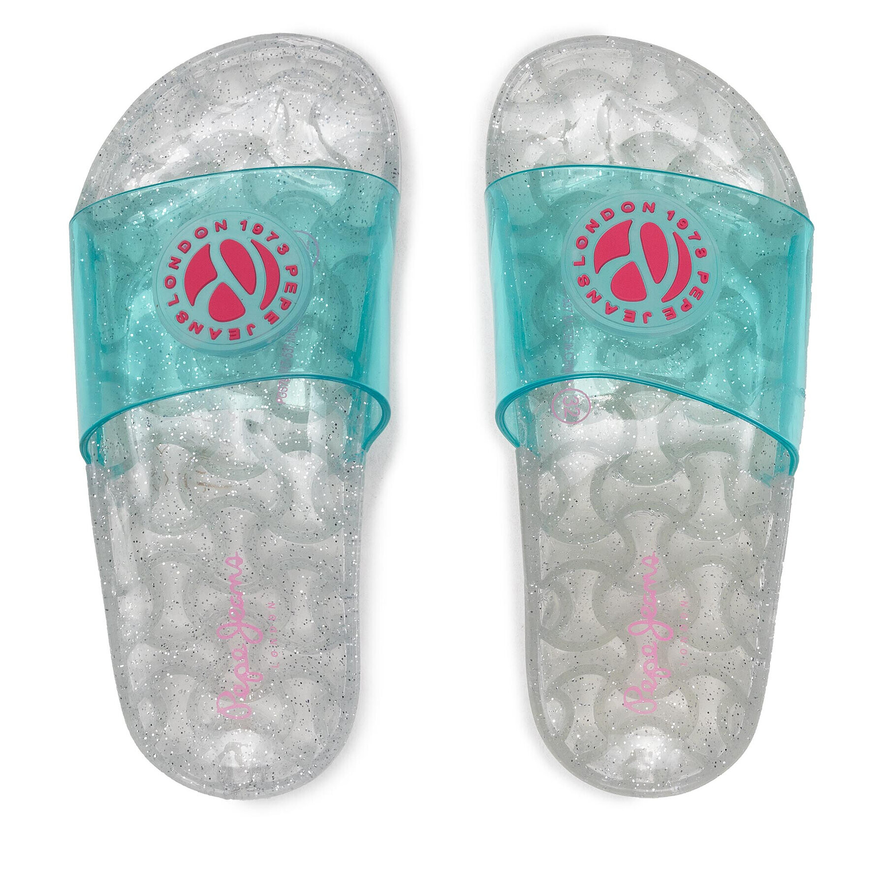 Pepe Jeans Чехли Wave Badge PGS70047 Син - Pepit.bg