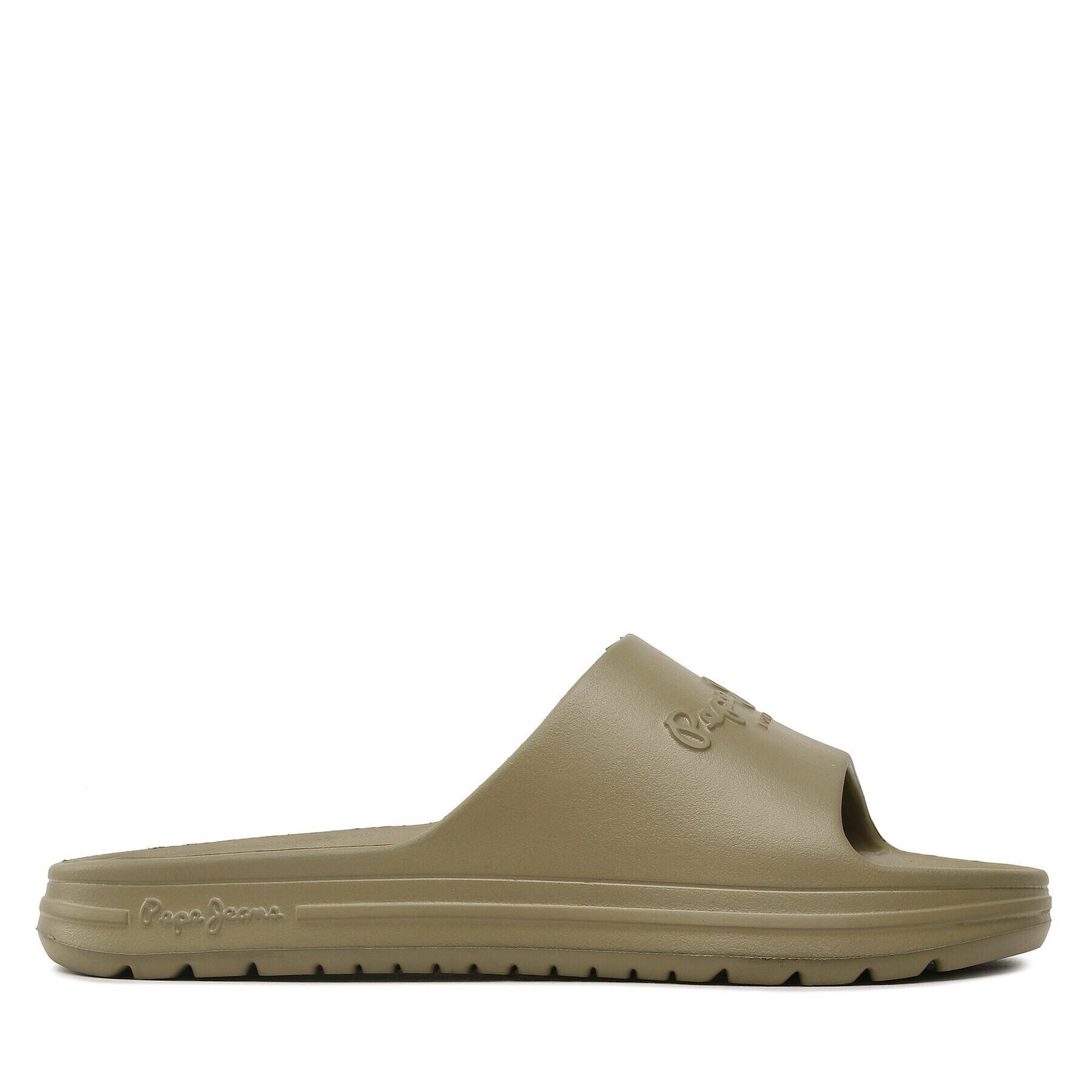 Pepe Jeans Чехли Beach Slide PMS70121 Каки - Pepit.bg