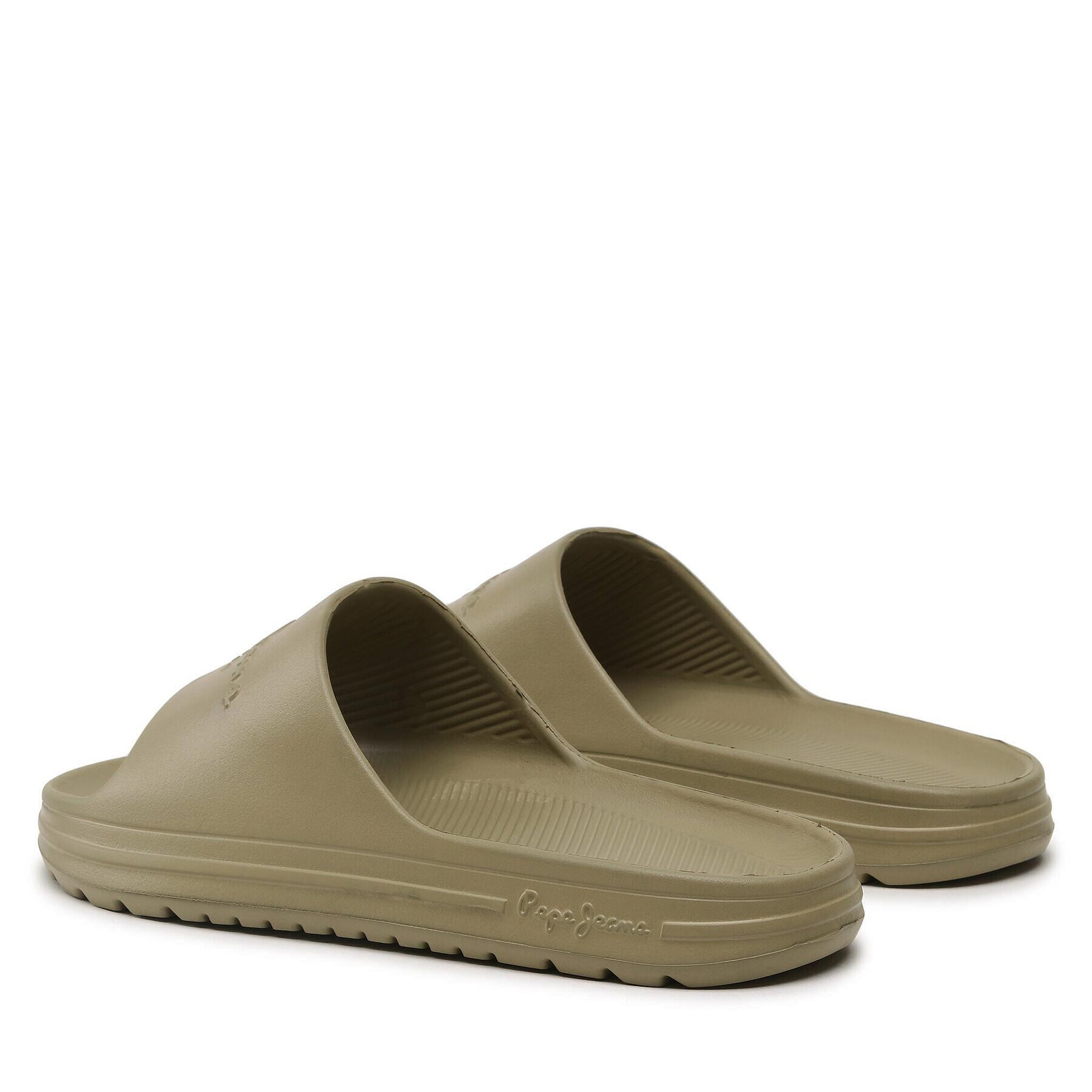Pepe Jeans Чехли Beach Slide PMS70121 Каки - Pepit.bg