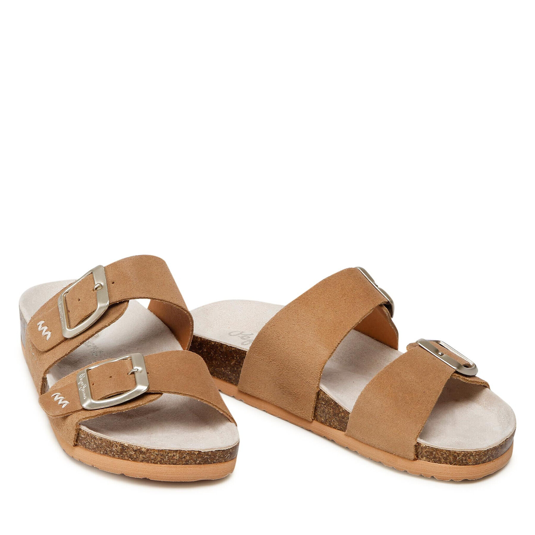 Pepe Jeans Чехли Oban Basic PLS90564 Кафяв - Pepit.bg