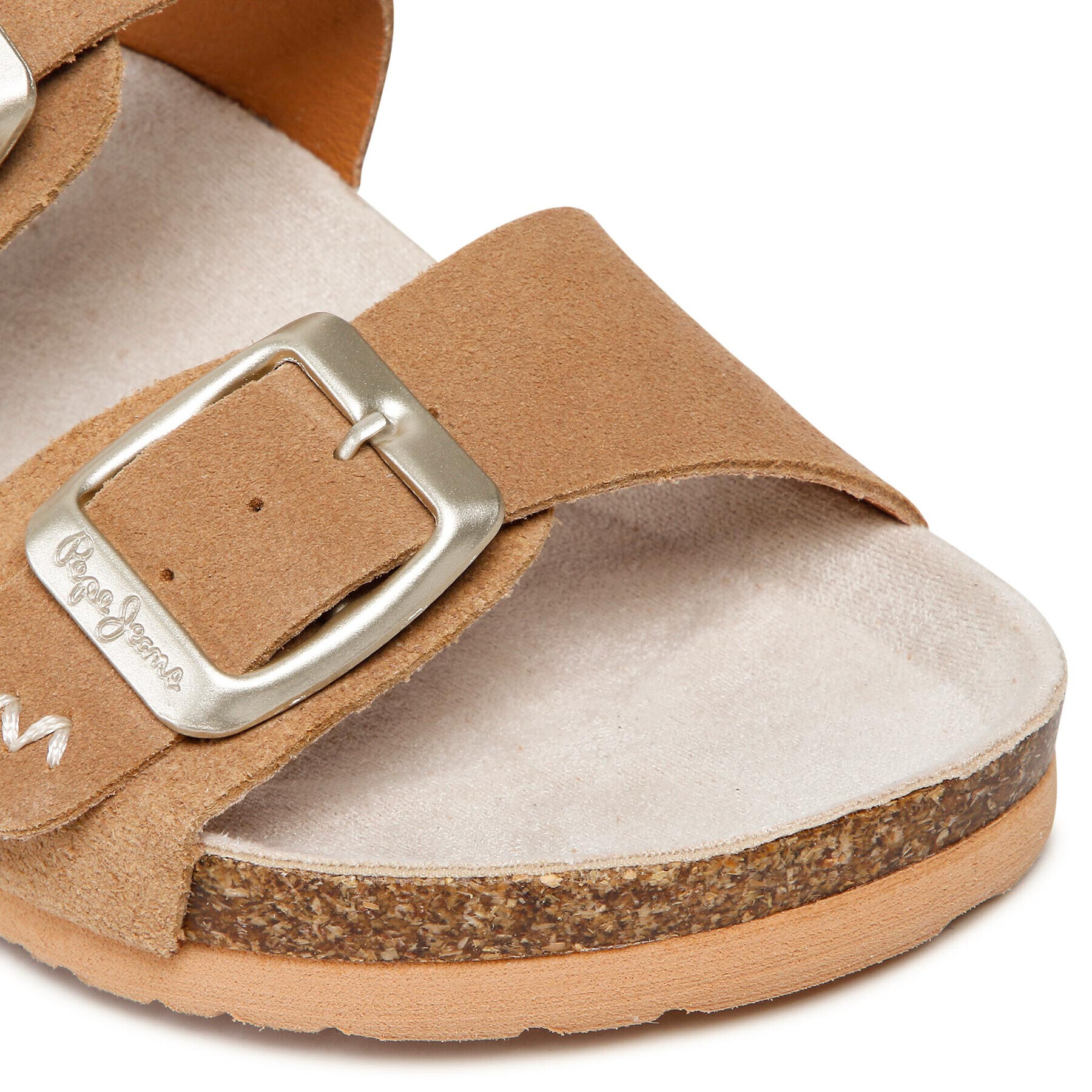Pepe Jeans Чехли Oban Basic PLS90564 Кафяв - Pepit.bg