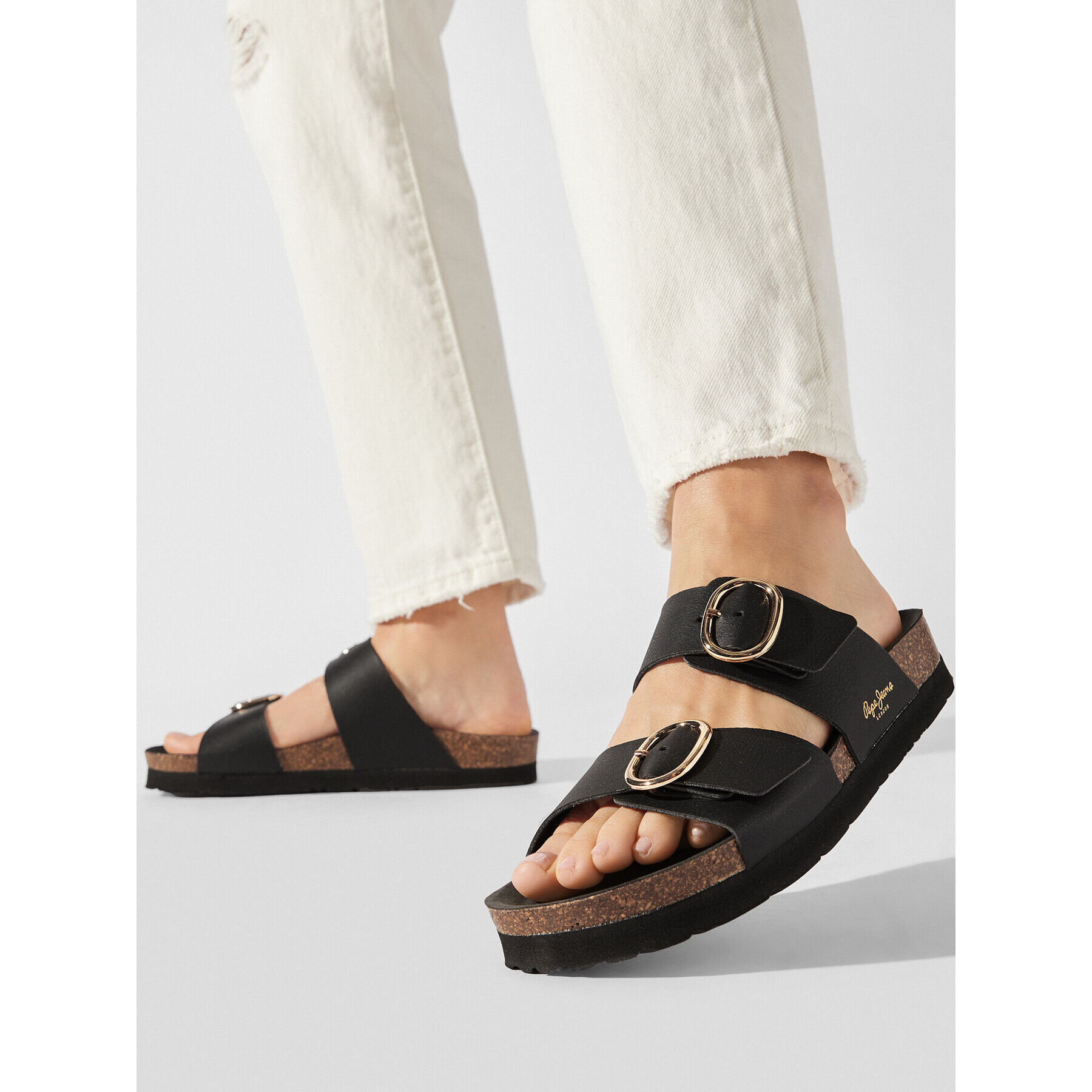 Pepe Jeans Чехли Oban California PLS90606 Черен - Pepit.bg