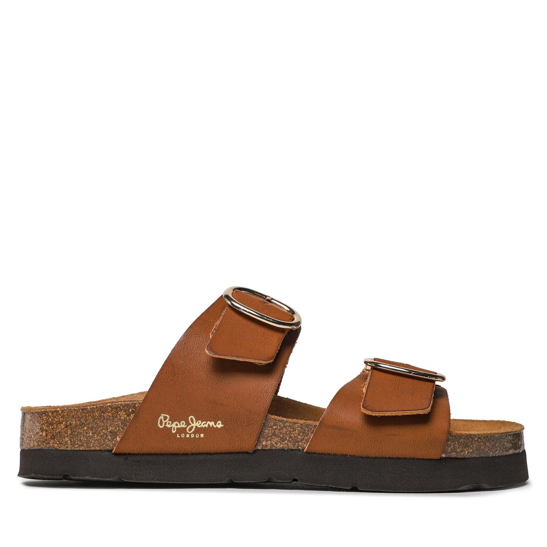 Pepe Jeans Чехли Oban California Suede PLS90607 Кафяв - Pepit.bg